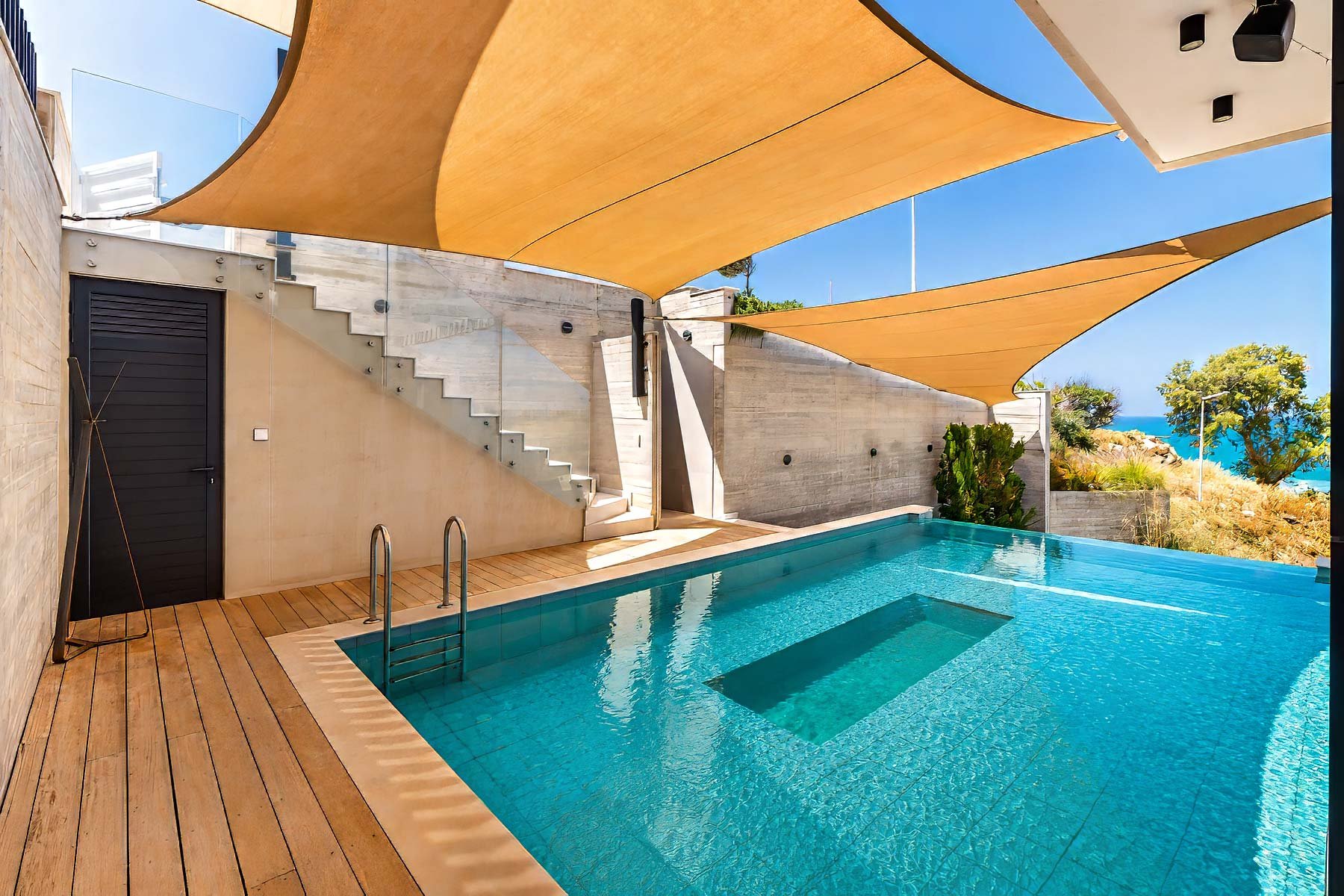  Four Bedroom Sea View Modern Villa with Private Pool in Pafos - 物件實景