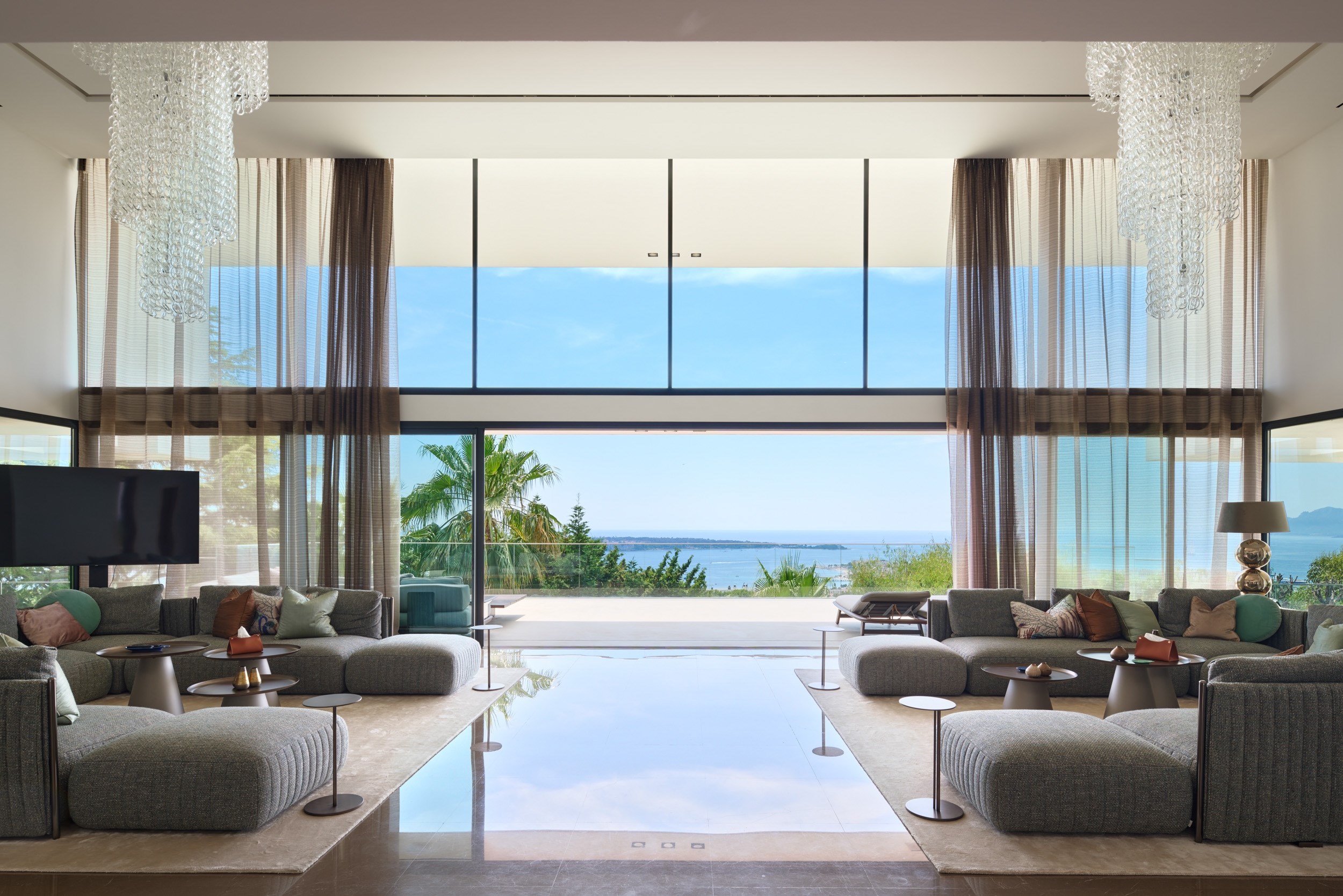  Contemporary luxury estate with panoramic sea views in Cannes Californie - 物件實景