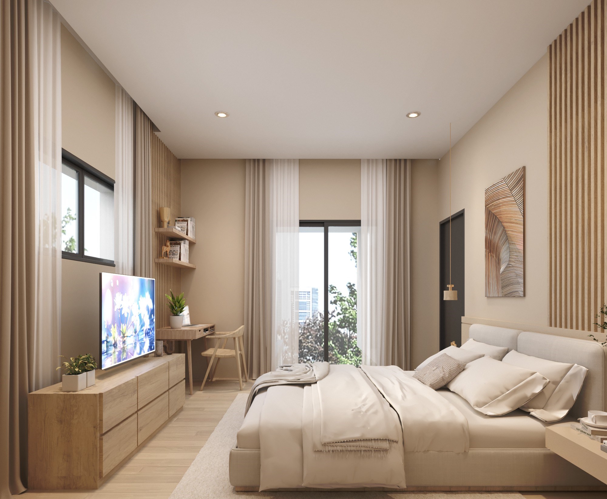  New contemporary villa with pool in Plascassier, near Valbonne - 物件實景