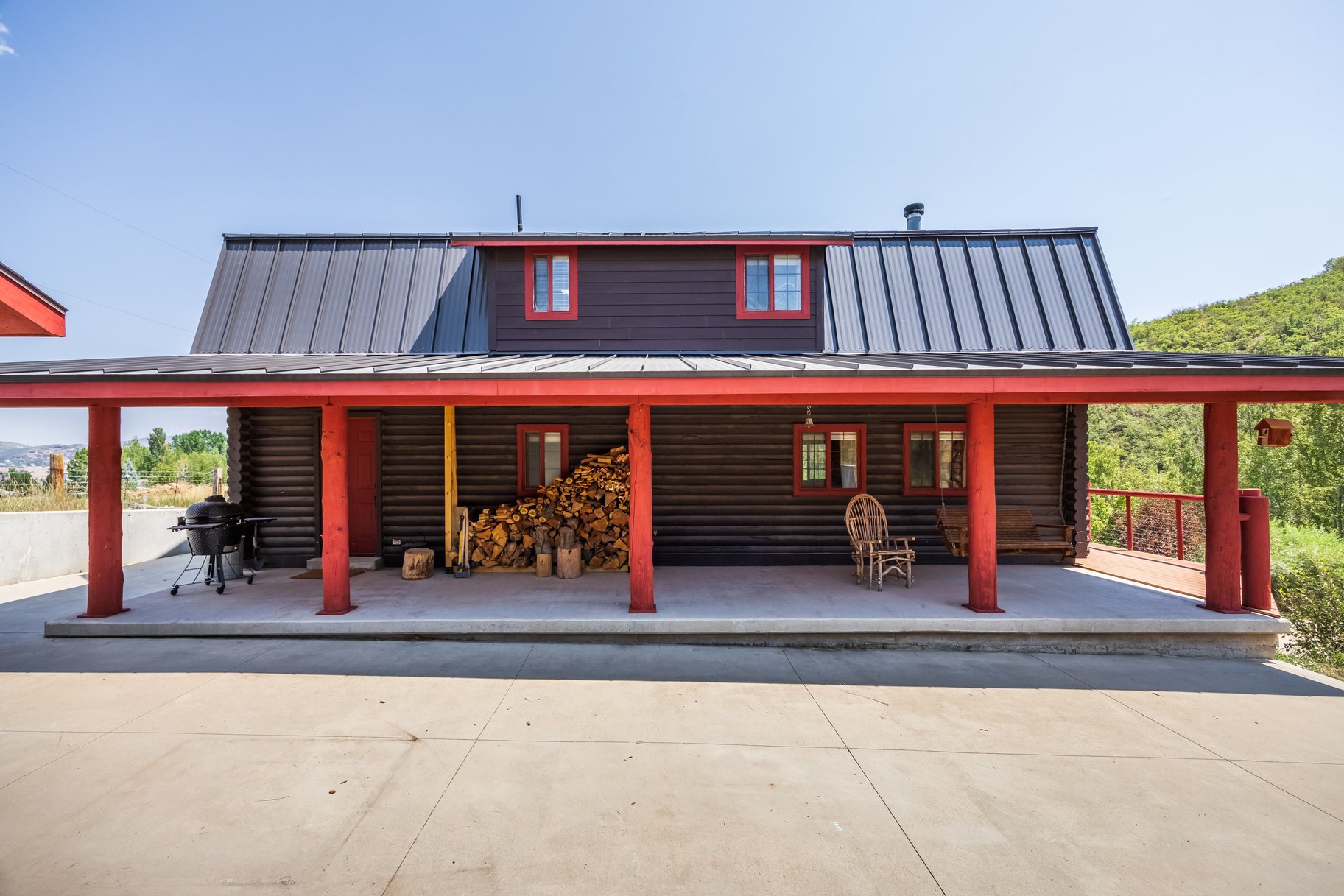  Immaculate Cabin in Midway with Incredible Valley Views - 物件實景