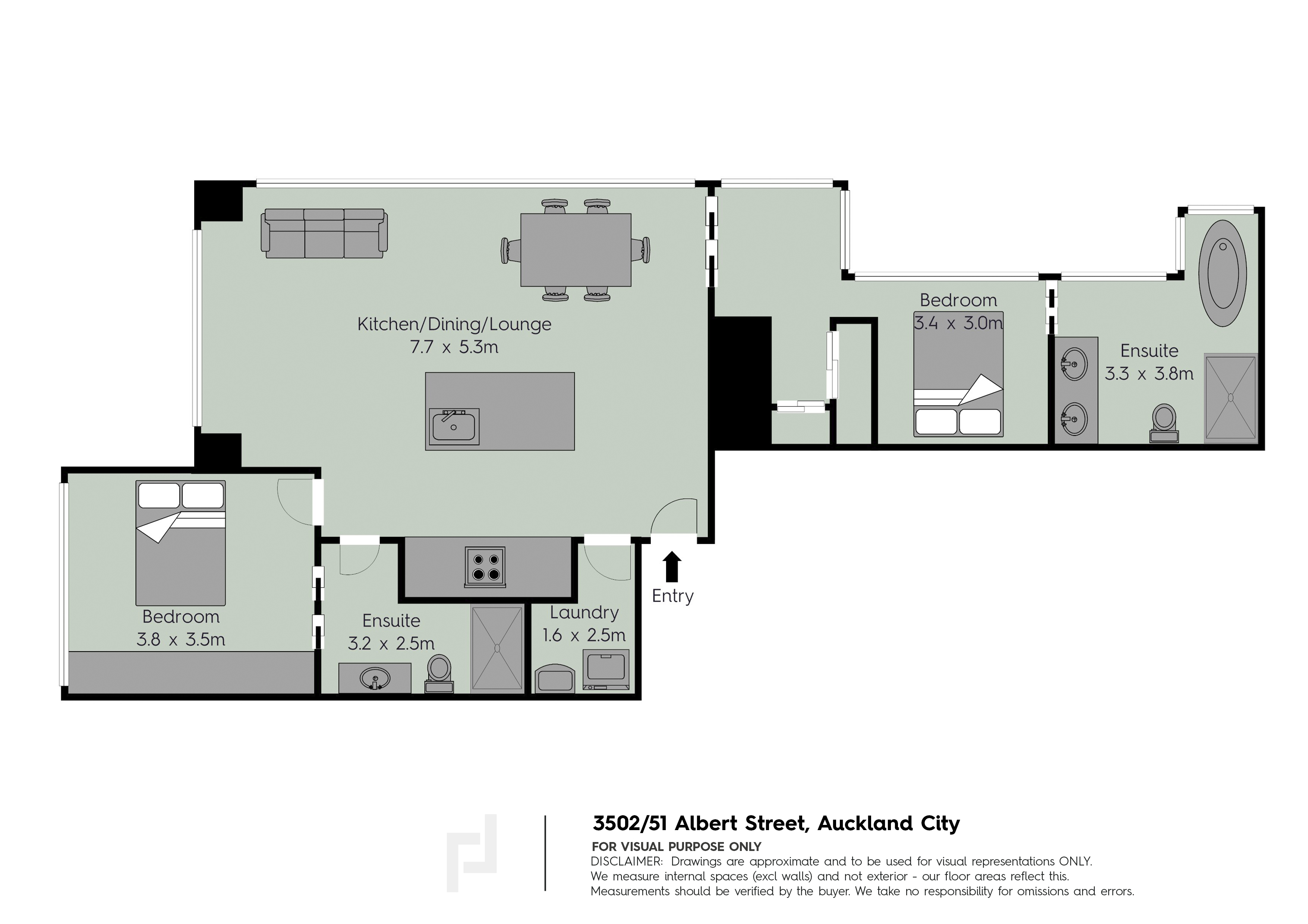  3502/51 Albert Street, Auckland Central - 物件實景