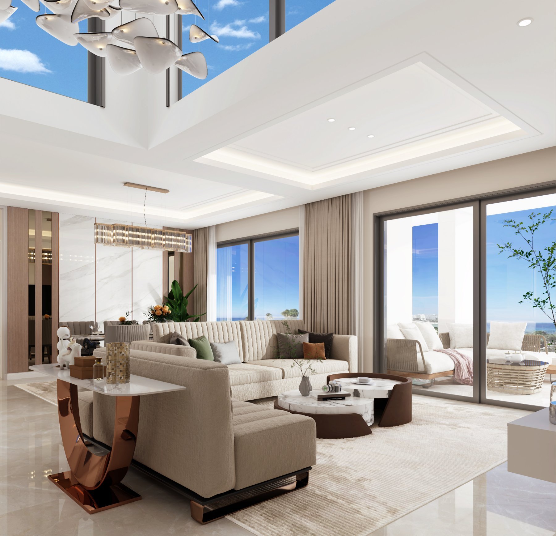  Top-Floor Penthouse with Expansive Roof Garden in Tombs of the Kings, Pafos - 物件實景
