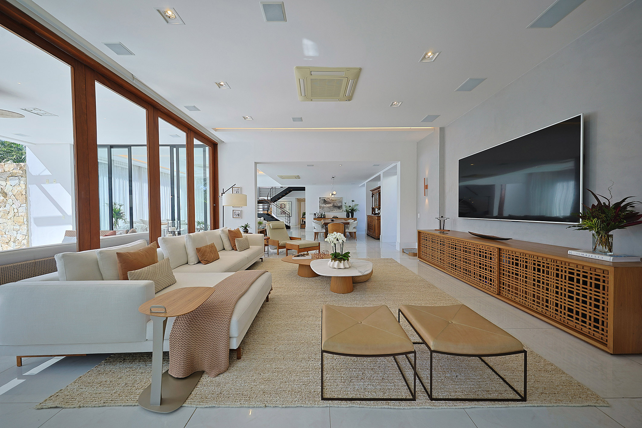  Contemporary House with 5 Suites in Barra da Tijuca - 物件實景