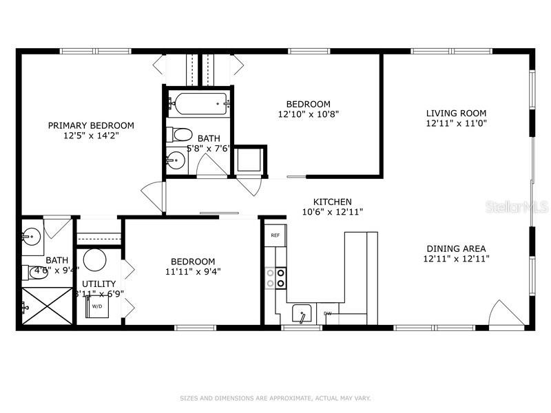 Tampa, Florida, 33615, United States, 3 Bedrooms Bedrooms, ,2 BathroomsBathrooms,Residential,For Sale,1857621