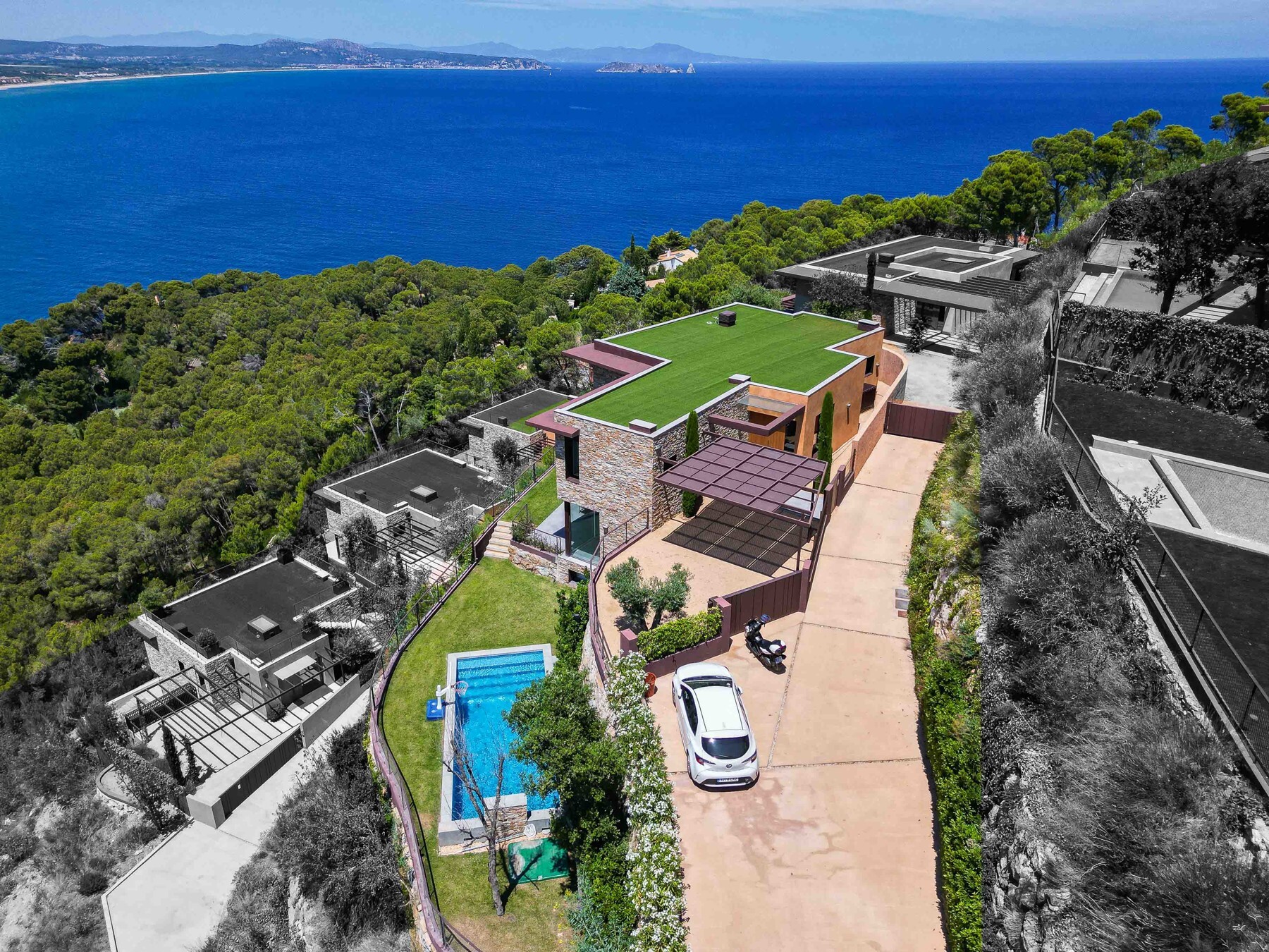  Stunning property with sea views near Sa Riera, Begur - 物件實景