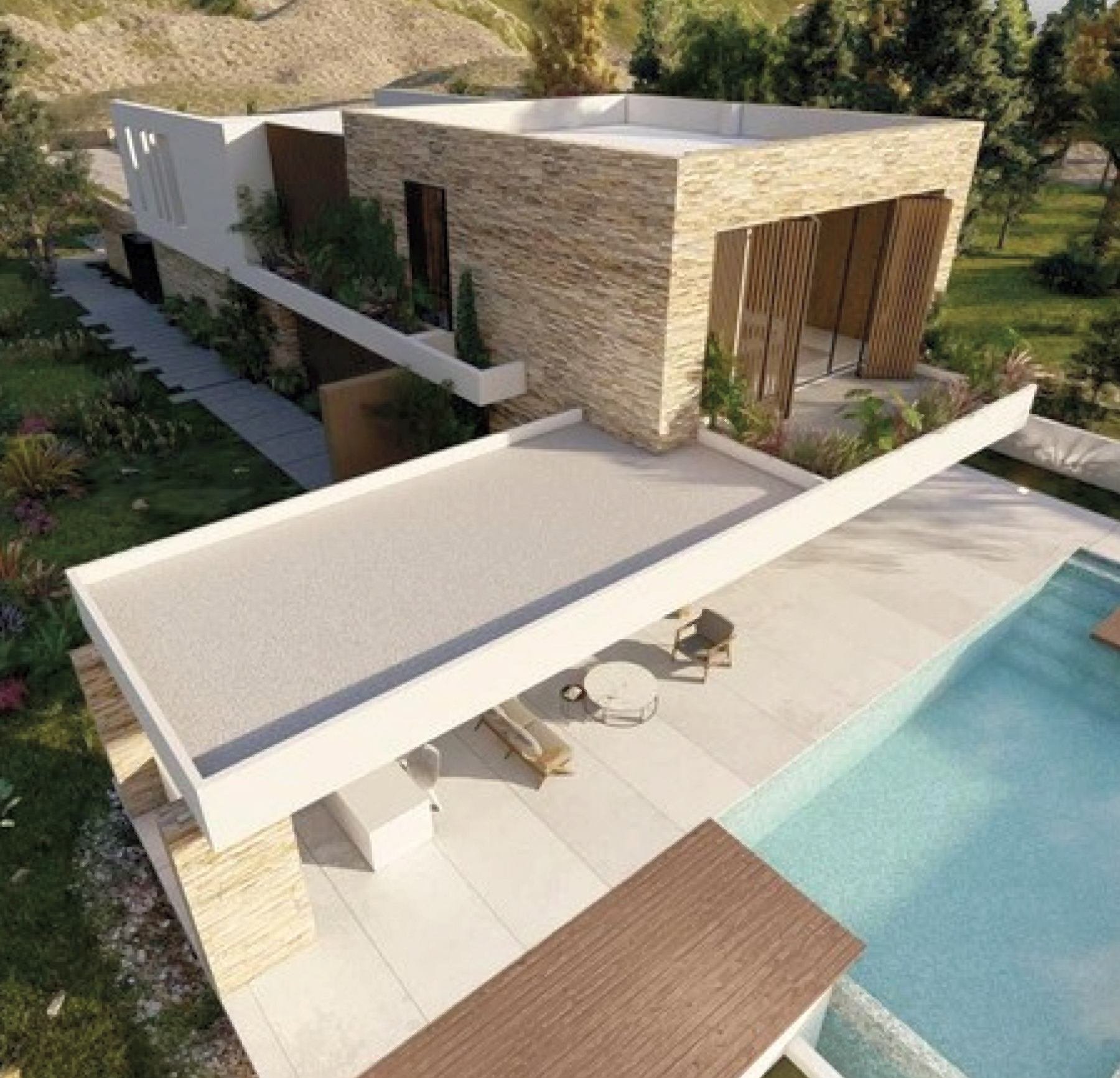  Seafront Plot with a Detached House for redevelopment in Sea Caves, Paphos - 物件實景