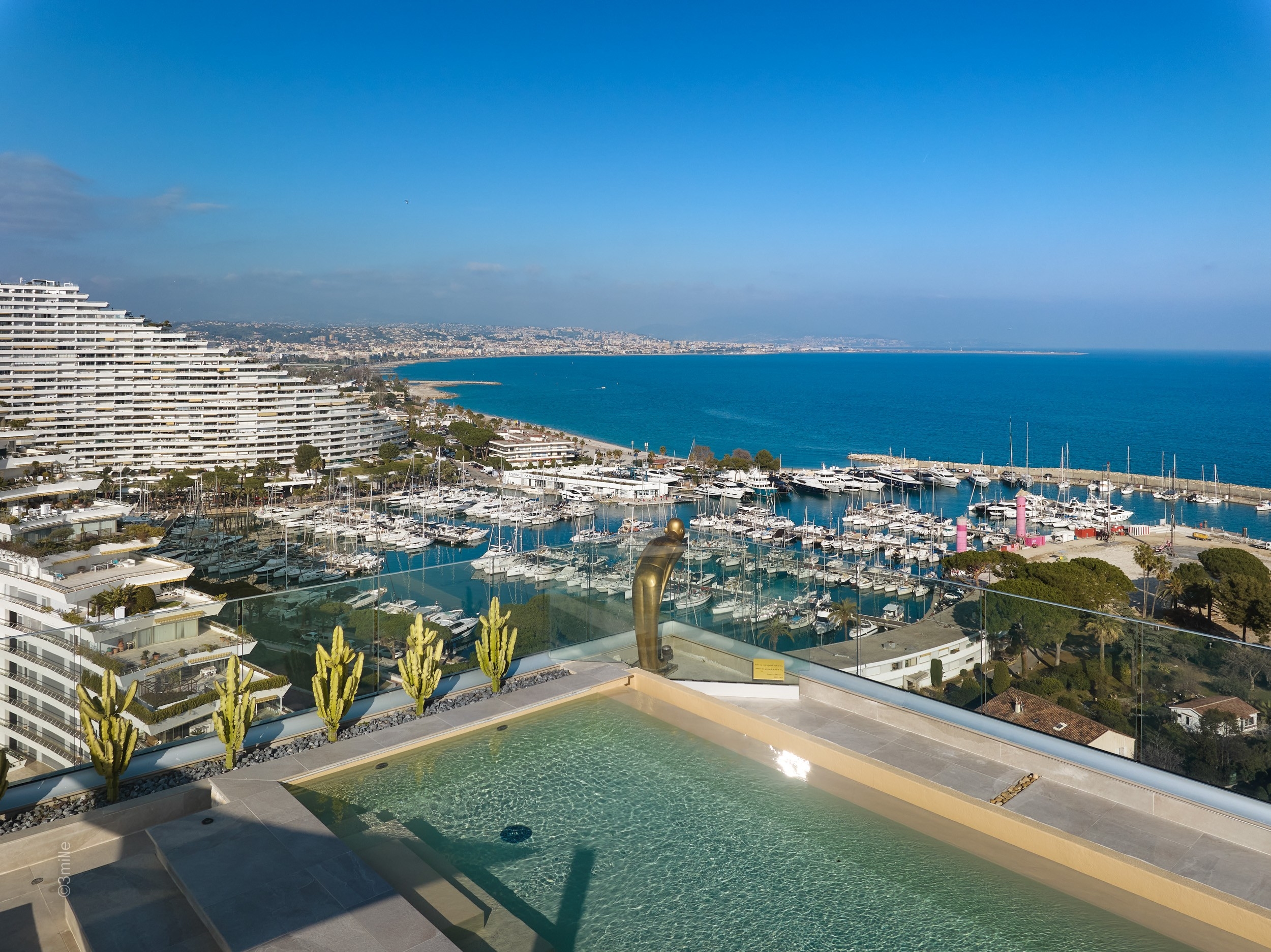  Sole agents, Villeneuve Loubet, Triplex Apartment on the top floor of the Marin… - 物件實景