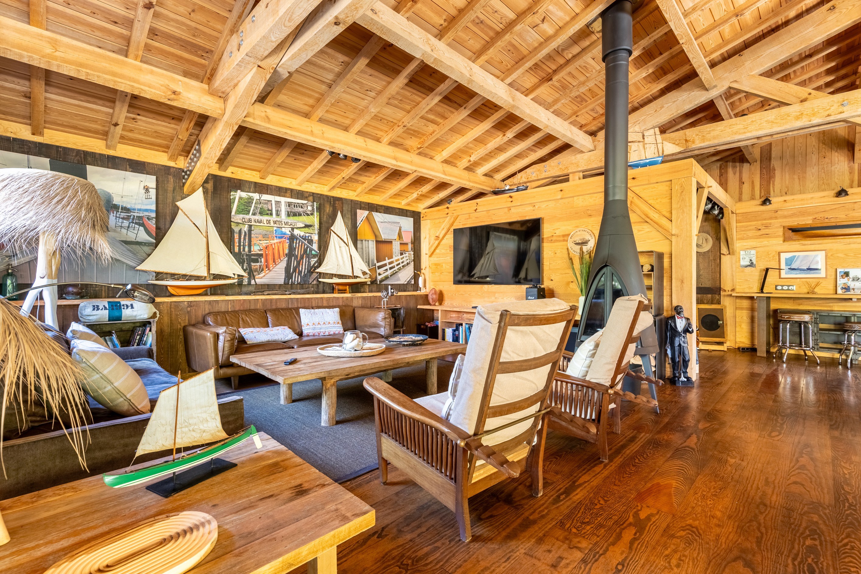  LA TESTE DE BUCH - SUBLIME WOODEN VILLA - SUPERB SWIMMING POOL - OUTBUILDING - … - 物件實景