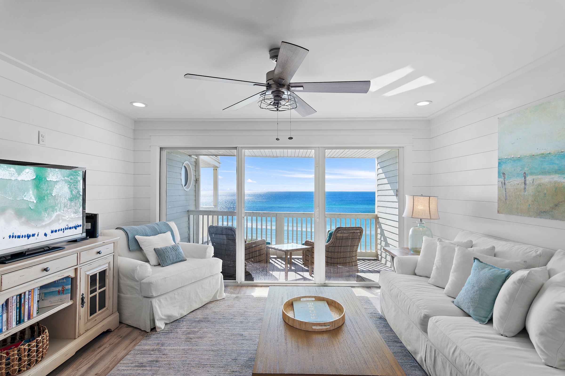  Gulf-Front Remodeled Santa Rosa Beach Condo with Stunning Views - 物件實景