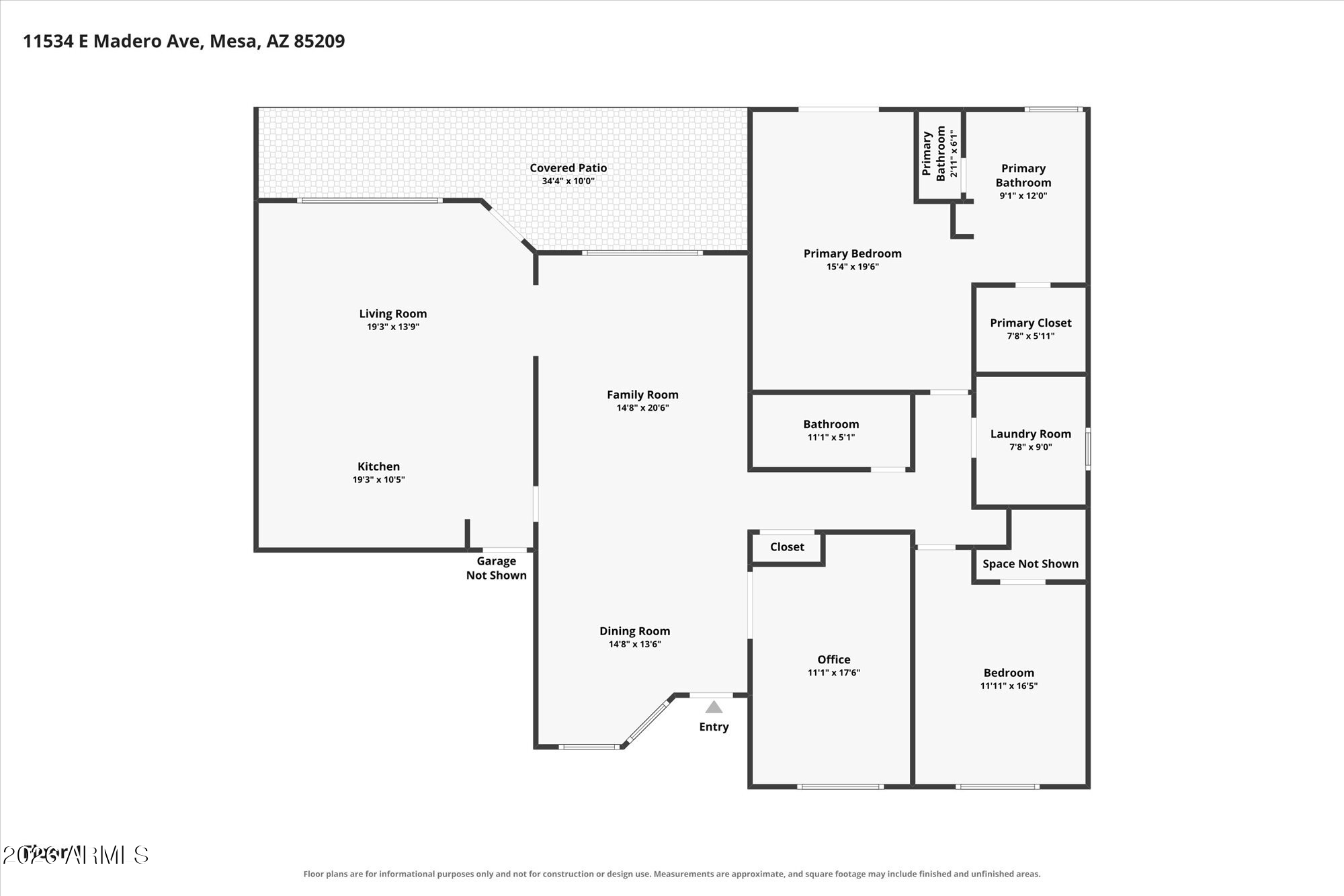  11534 E Madero Avenue¦Mesa, AZ - 物件實景