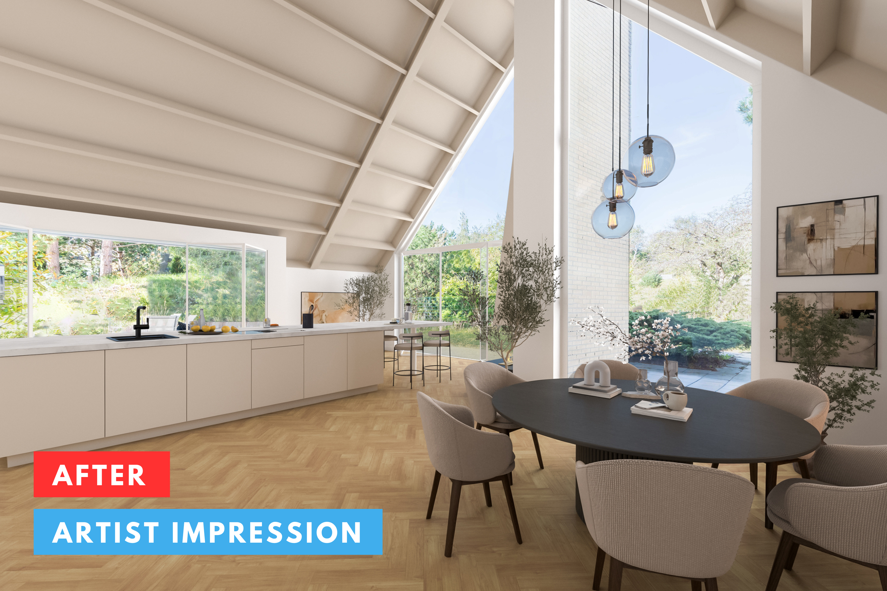  Modern detached villa in a private nature reserve – Slingerweg 11, Wassenaar - 物件實景