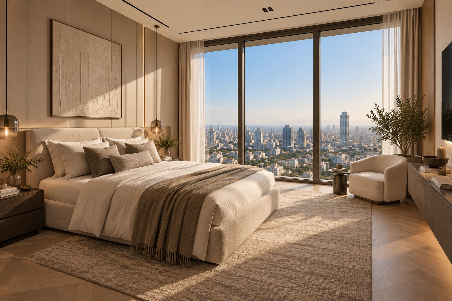  35th-Floor Residence at Kikar HaMedina Towers, Tel Aviv - 物件實景