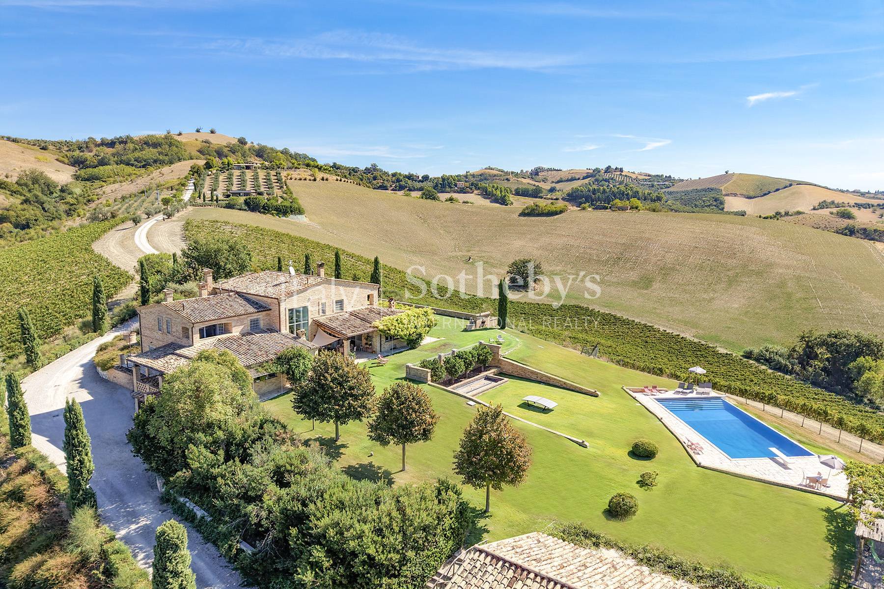  Country estate with vineyards and pool in Le Marche - 物件實景