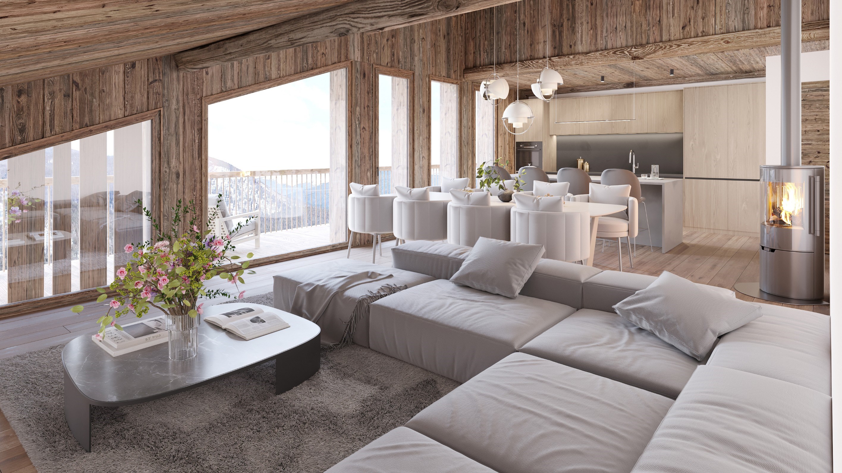  Apartment 201 Zen Haven - New residence close to the center of Megève - 物件實景