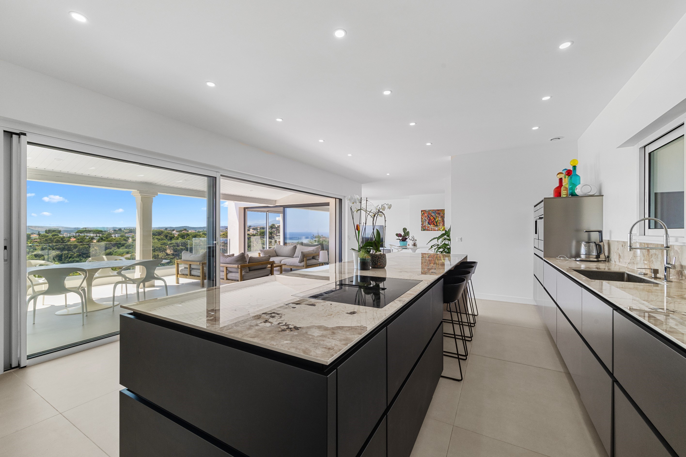  Luxury sea view villa for sale in Cagnes-sur-Mer with guest house - 物件實景