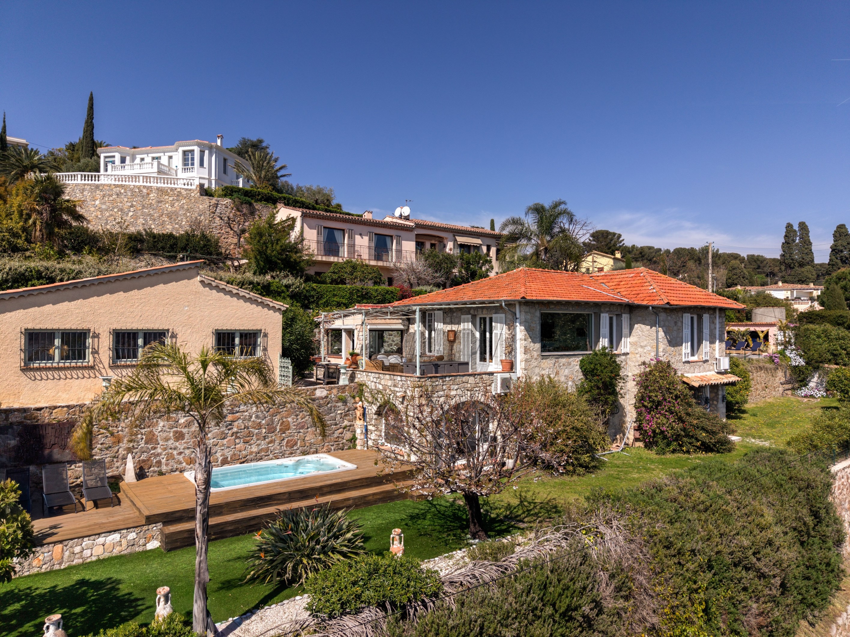  Golfe-Juan villa sea view pool guest apartment double garage near beach Cannes … - 物件實景
