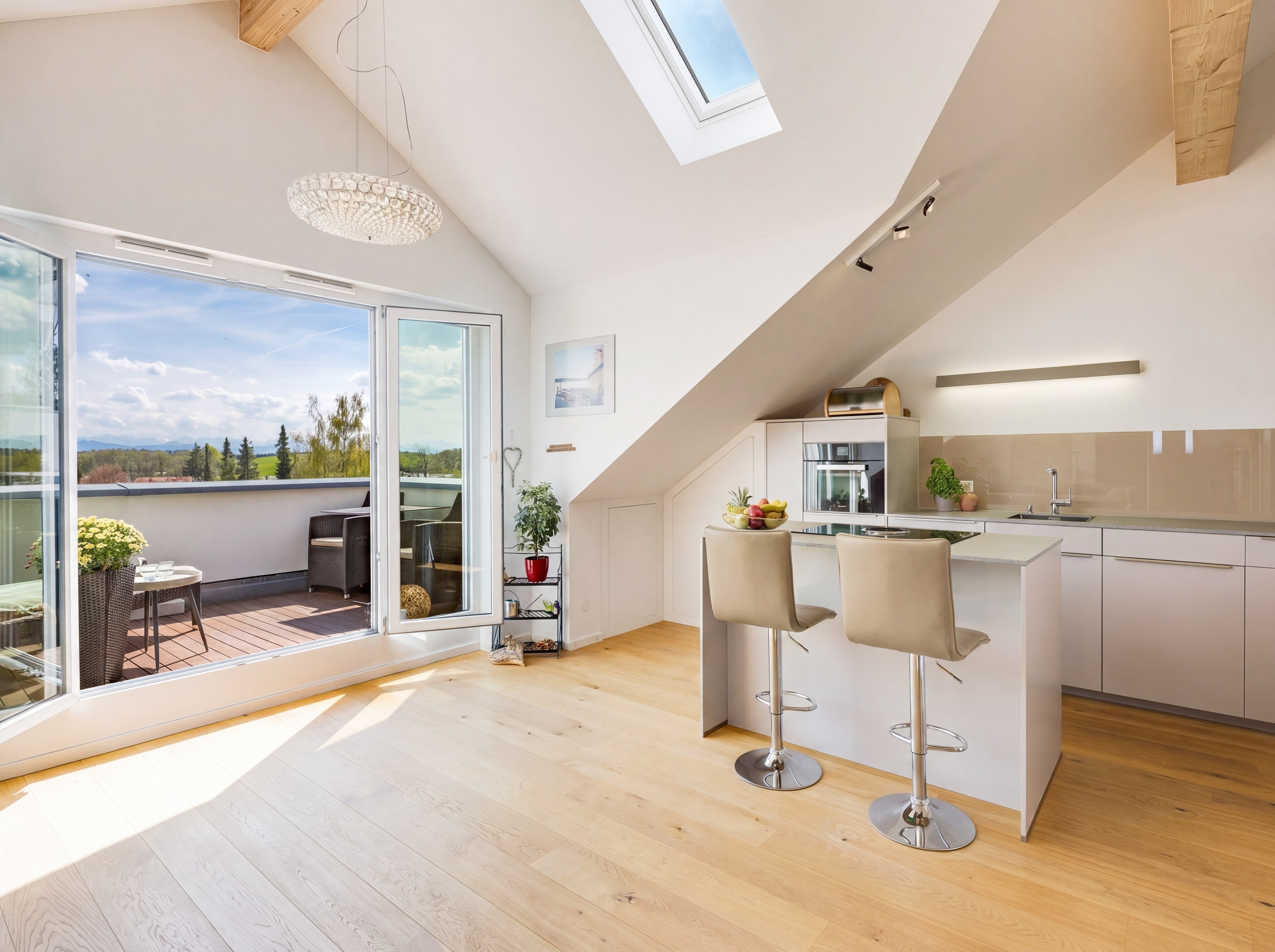  Top floor apartment with far-reaching views of the mountains - 物件實景