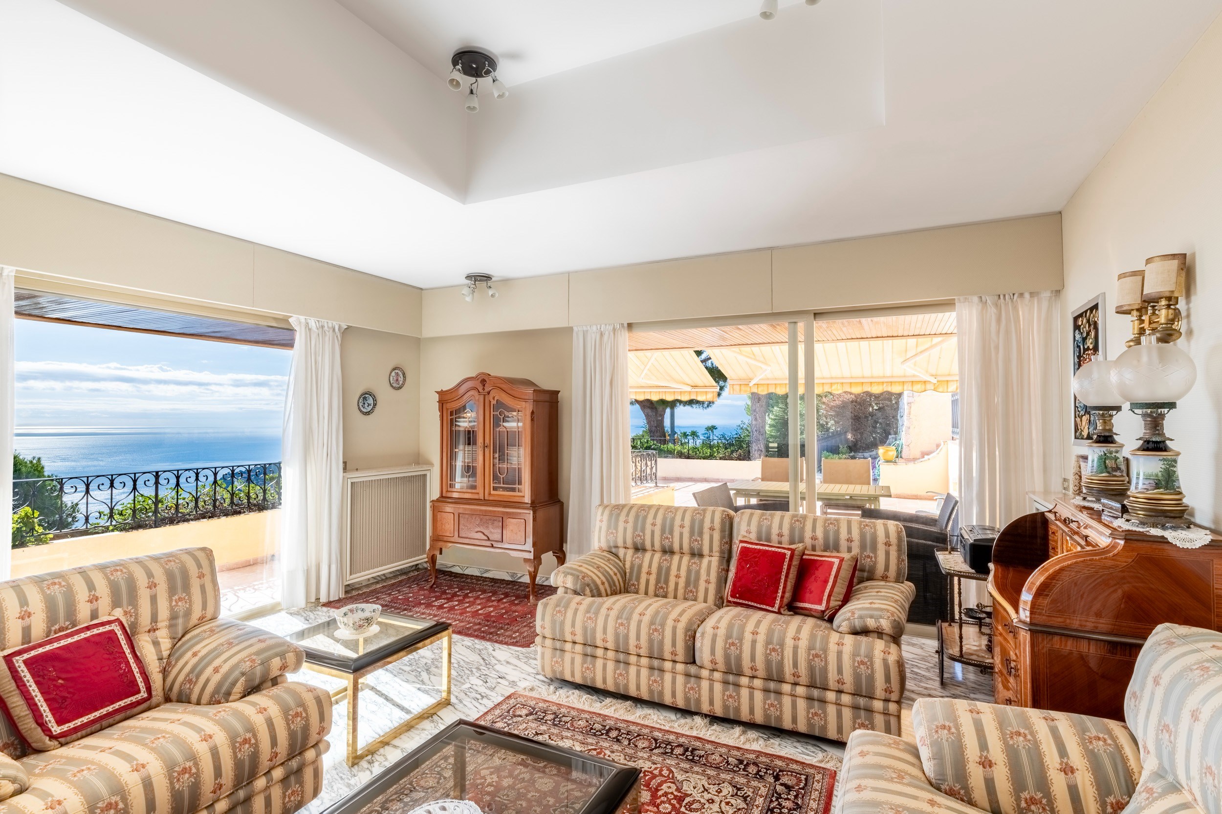  Sea view villa for sale Villefranche-sur-Mer, prestigious private estate - 物件實景