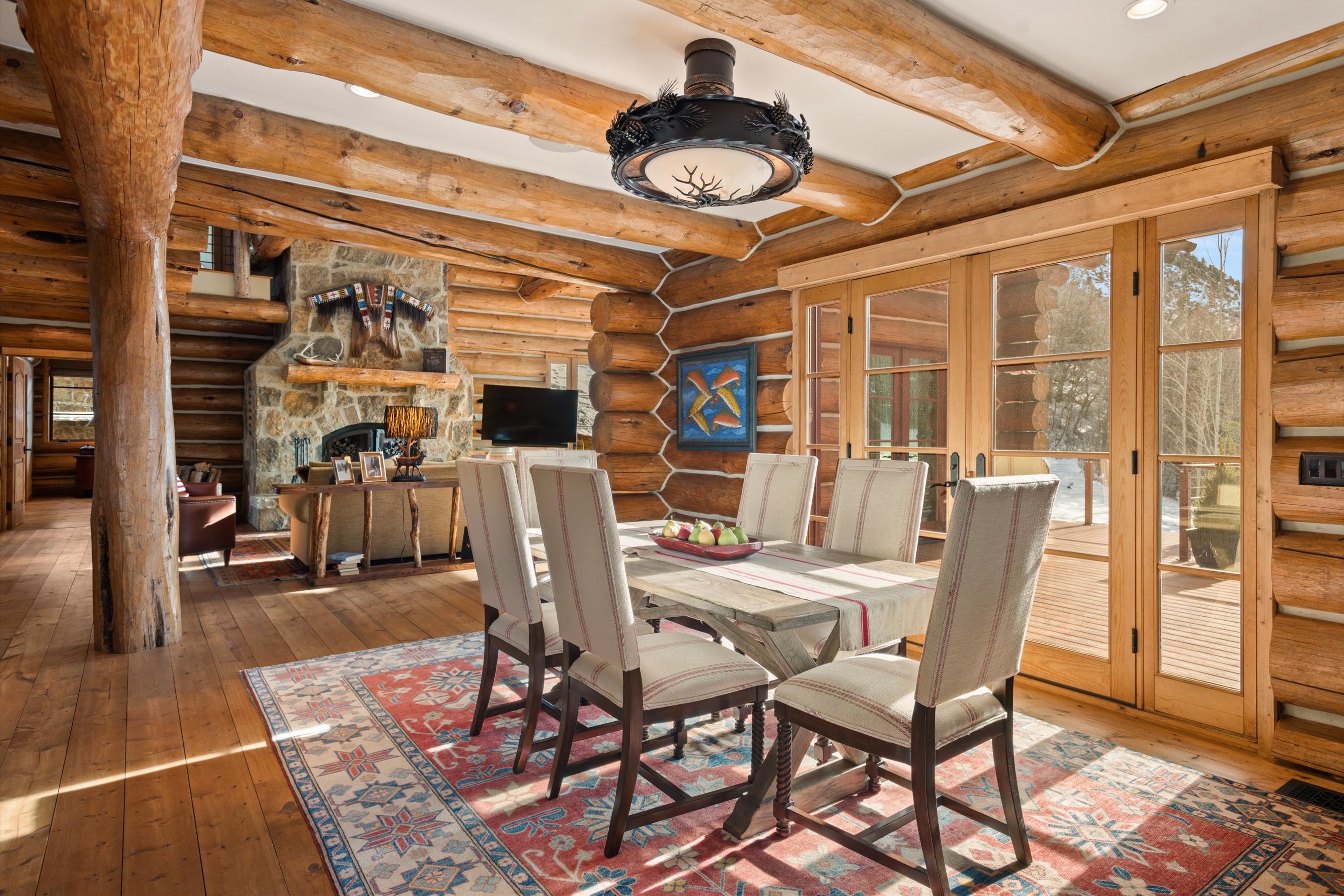  Timeless Log Home on 12+ Acres in Snowmass  Sweeping Mountain Views - 物件實景