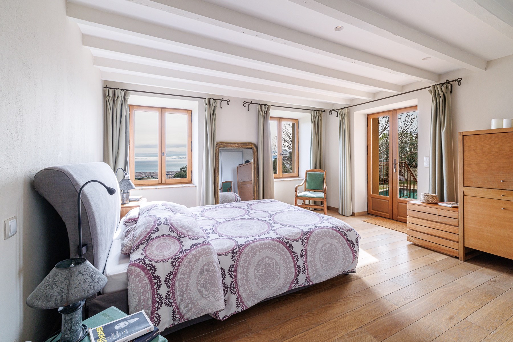  Renovated niçoise bastide with pool for sale in Gairaut, Nice: panoramic sea vi… - 物件實景