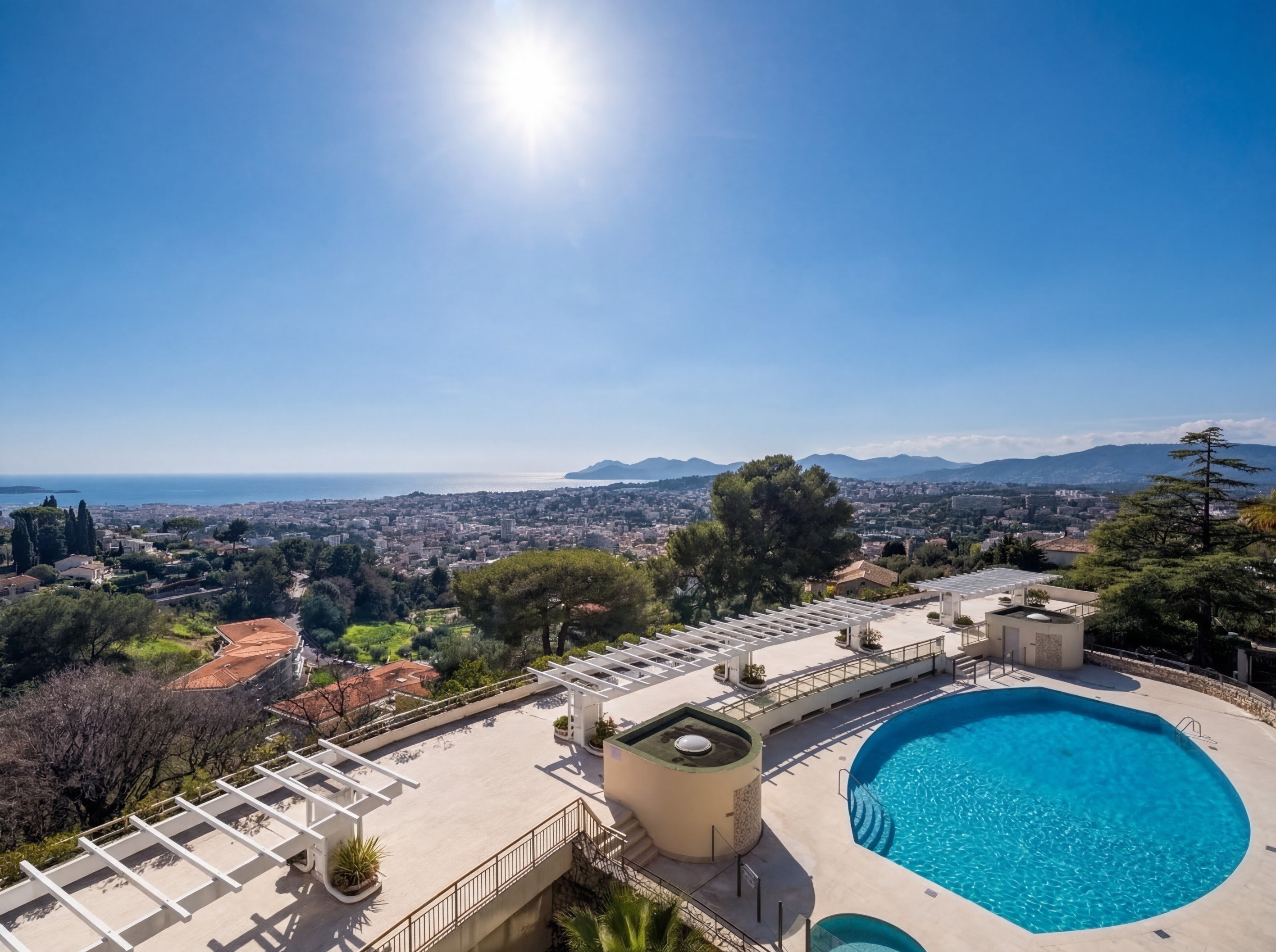  Le Cannet one bedroom apartment panoramic sea view luxury residence pool tennis… - 物件實景