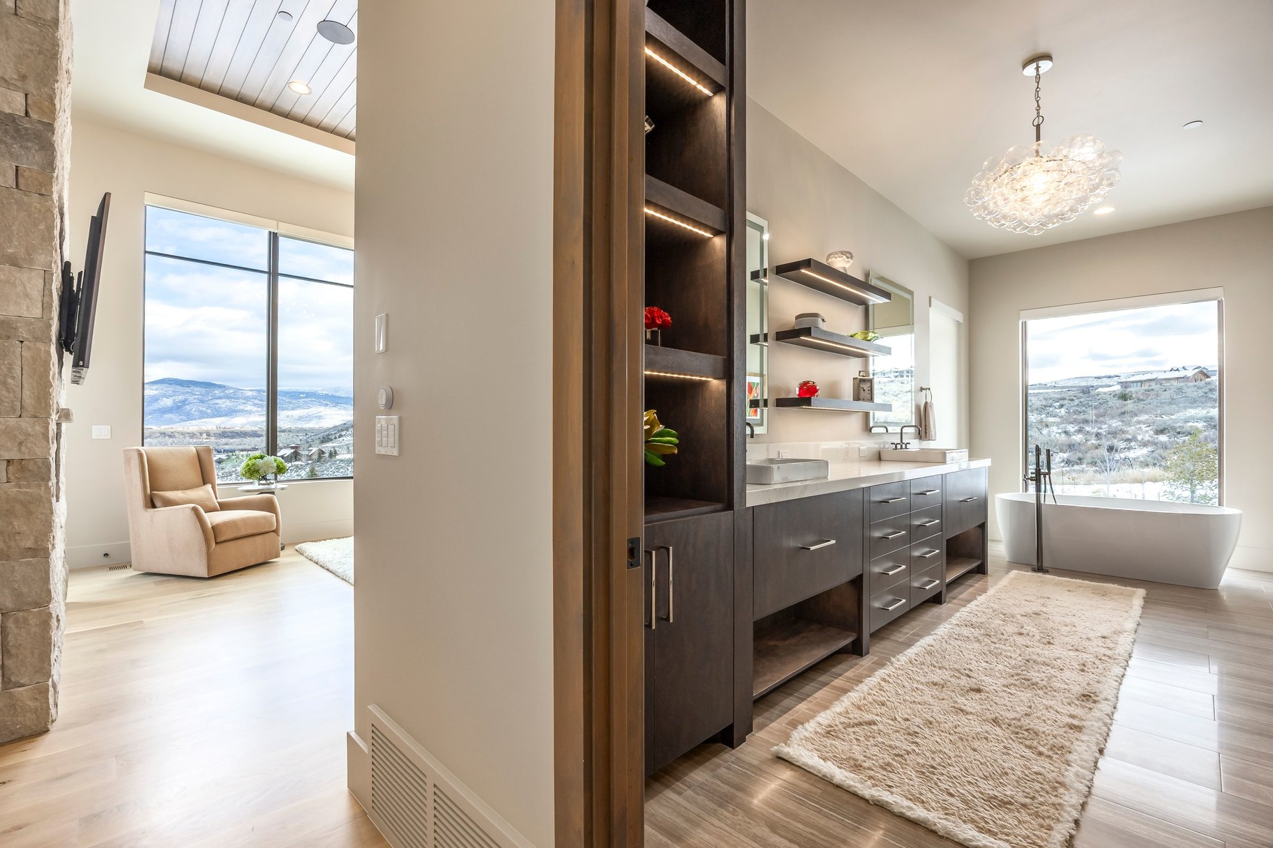  Beautiful Modern Custom Home with Rock Cliff Views at Victory Ranch - 物件實景