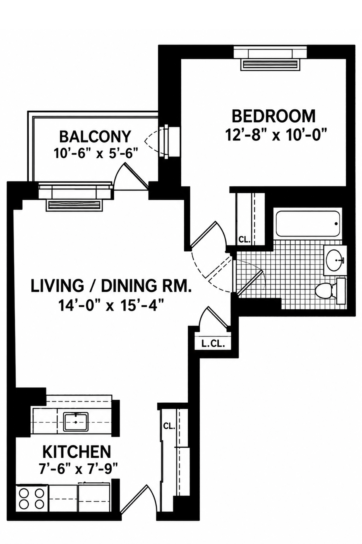  Chelsea 1 Bedroom w/ Balcony and South Exposure - 物件實景