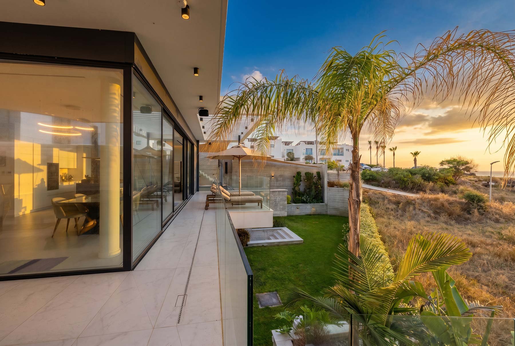  Four Bedroom Sea View Modern Villa with Private Pool in Pafos - 物件實景