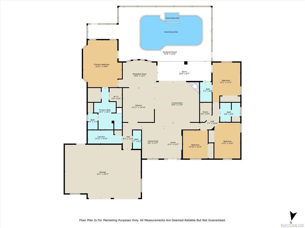 Homosassa, Florida, 34446, United States, 4 Bedrooms Bedrooms, ,4 BathroomsBathrooms,Residential,For Sale,1934205