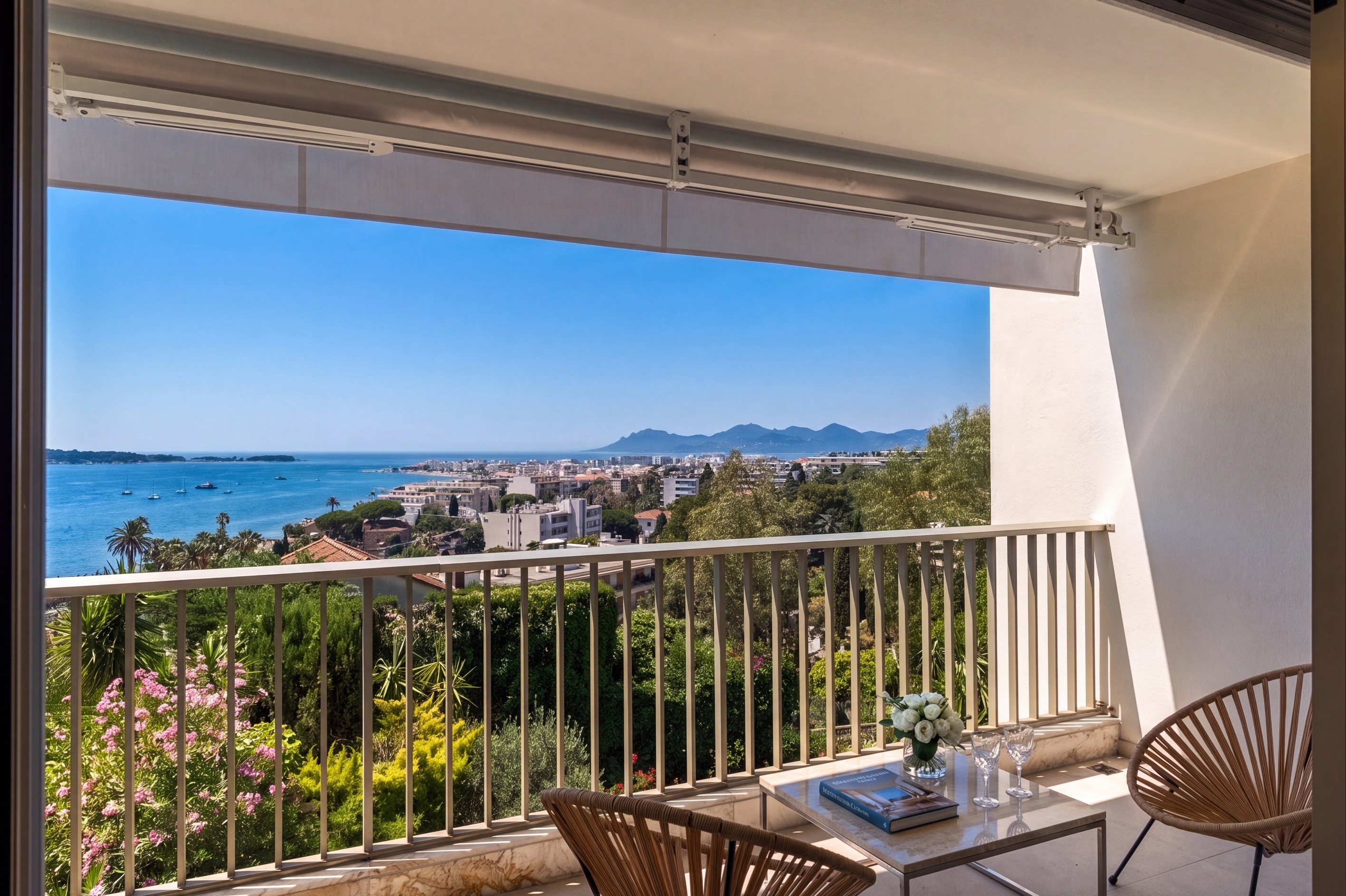 Luxury sea view apartment for sale in Cannes Californie - 物件實景