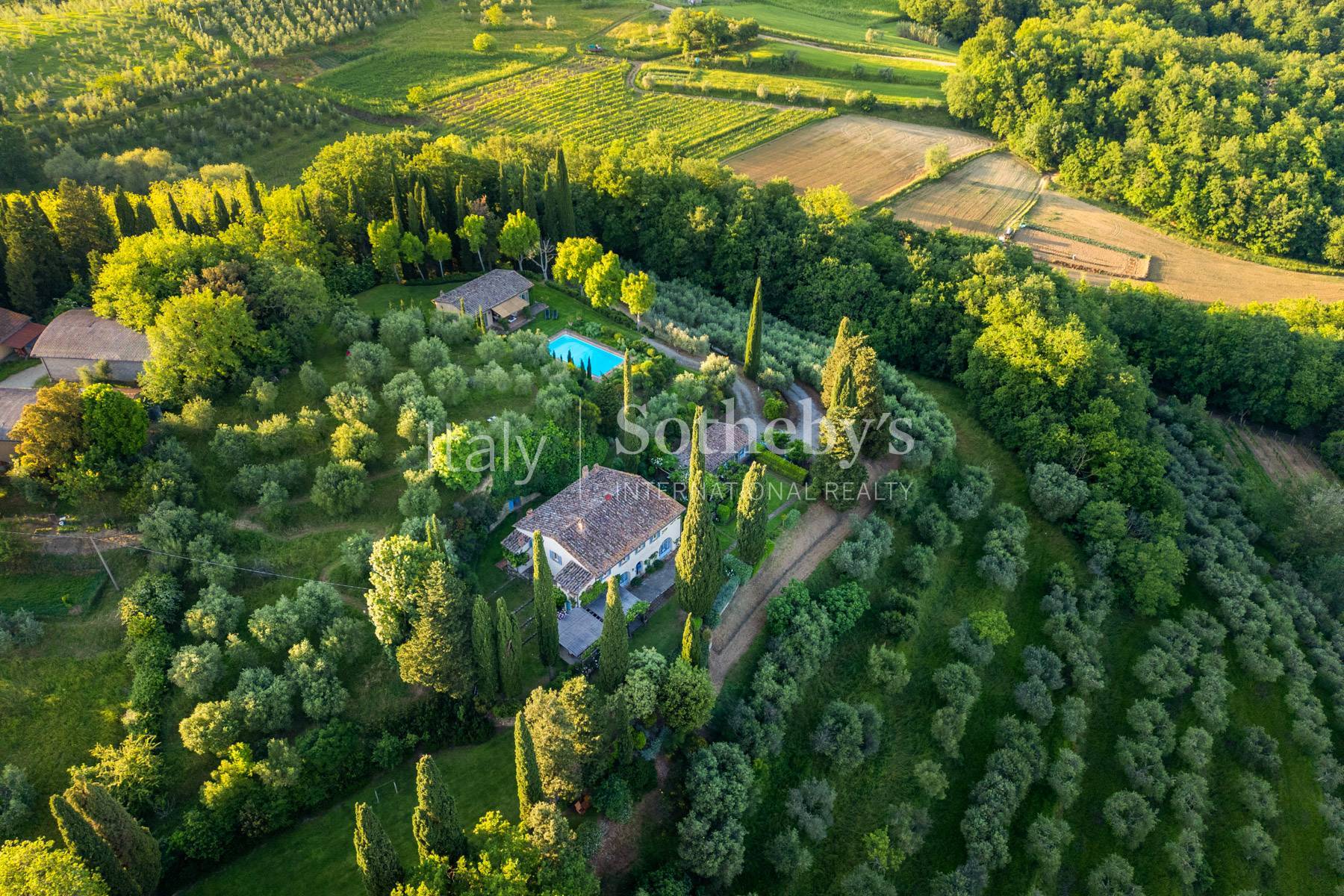  Large country-chic 7 bedroom villa with pool near Cetona - 物件實景