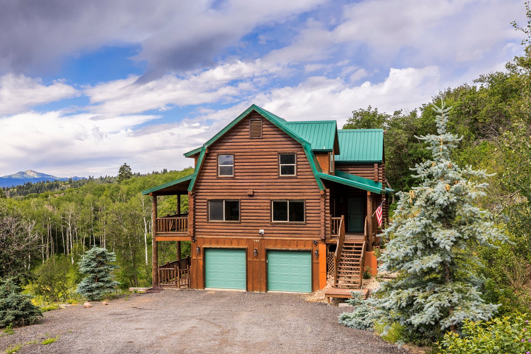  Large Cabin on 1.1 Acres with Scenic Mountain Views - 物件實景