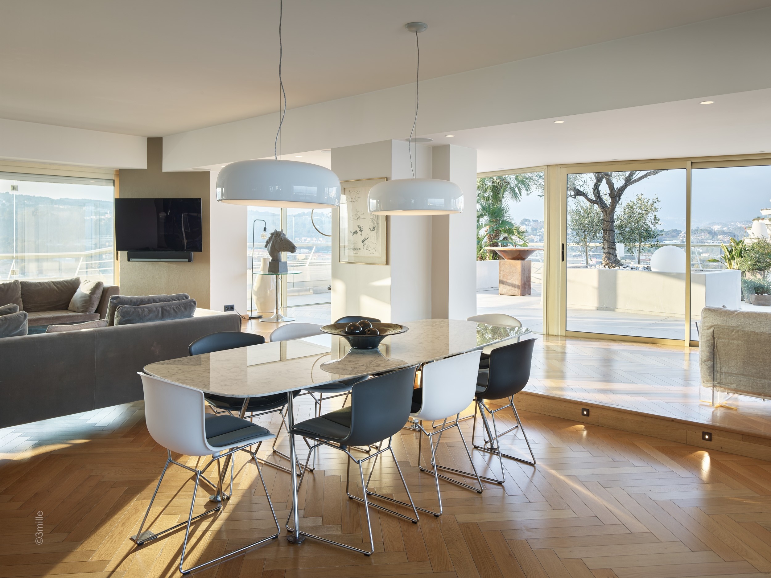  Sole agents, Villeneuve Loubet, Triplex Apartment on the top floor of the Marin… - 物件實景