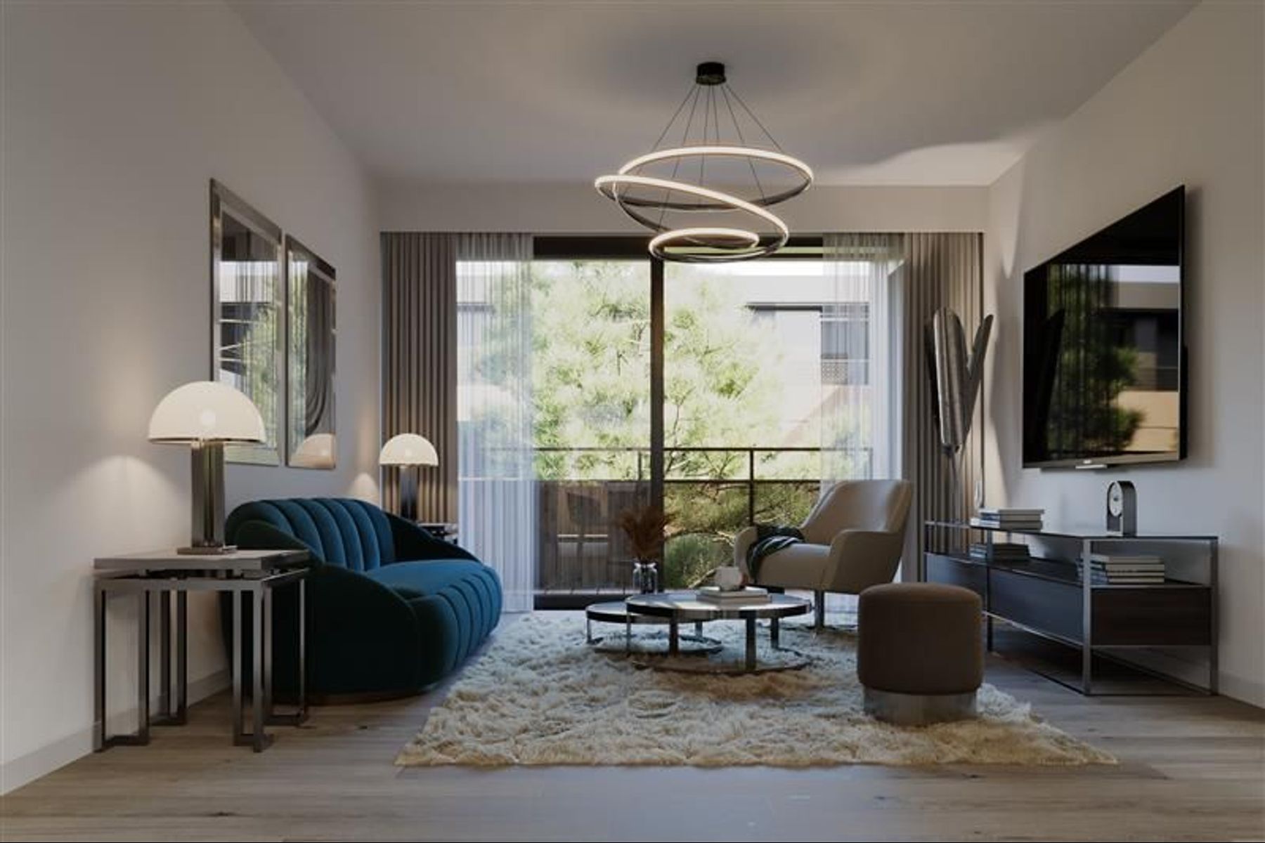  Contemporary 5.5 room penthouse with 2 terraces in the heart of Nyon - 物件實景