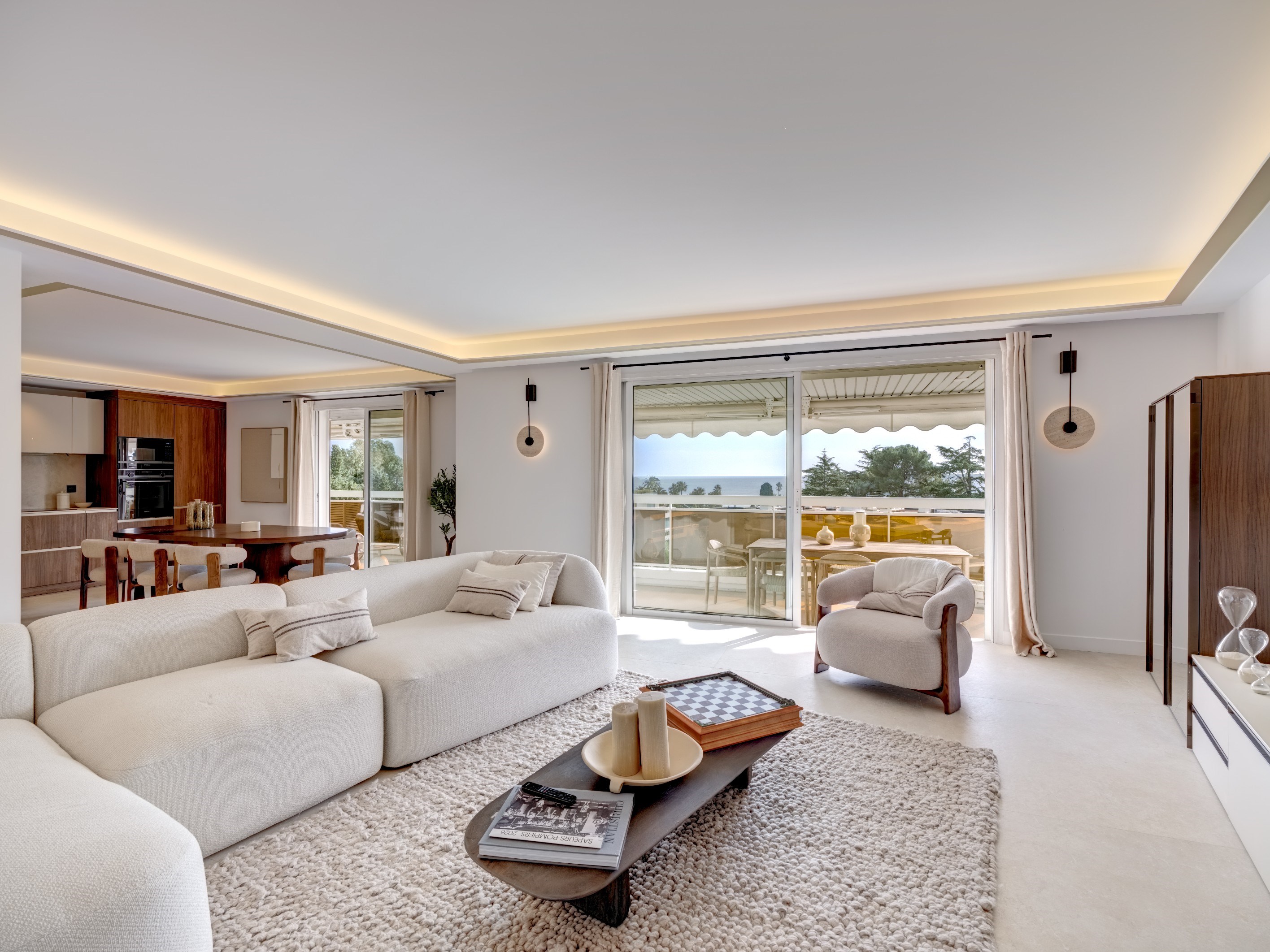  Cannes Basse Californie luxury 135 m² apartment, top floor, sea view - 物件實景
