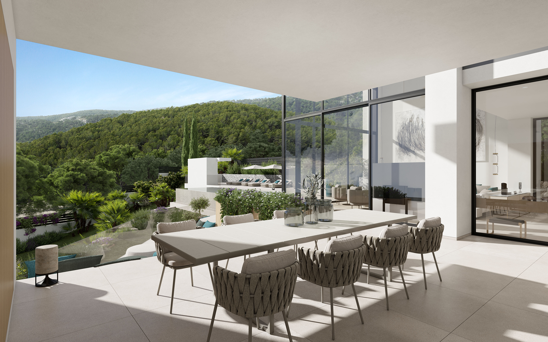  Contemporary villa with construction project and pool in Son Vida - 物件實景