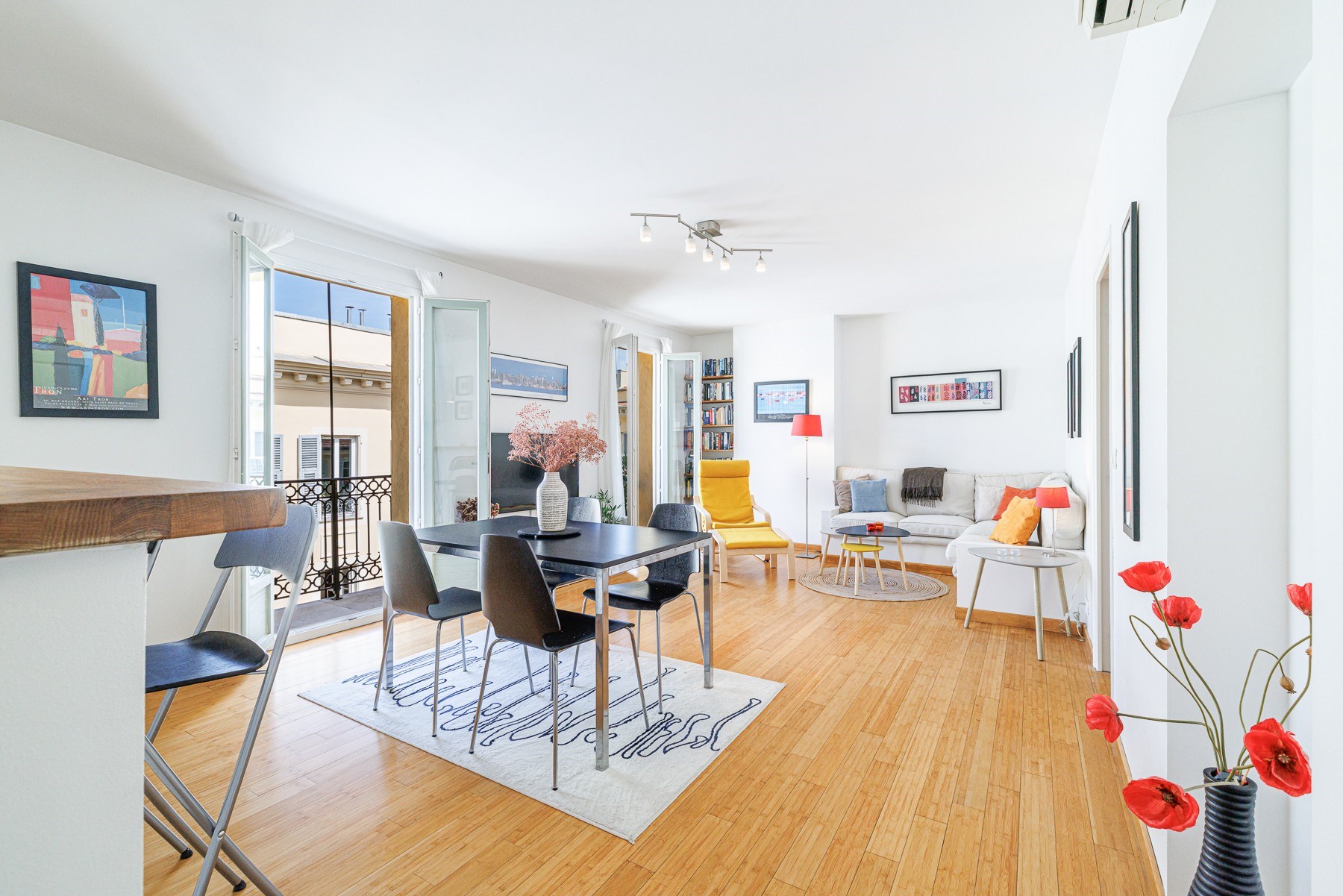  Nice Carré d’Or 2 bedroom apartment 66 sqm top floor balconies pedestrian area … - 物件實景