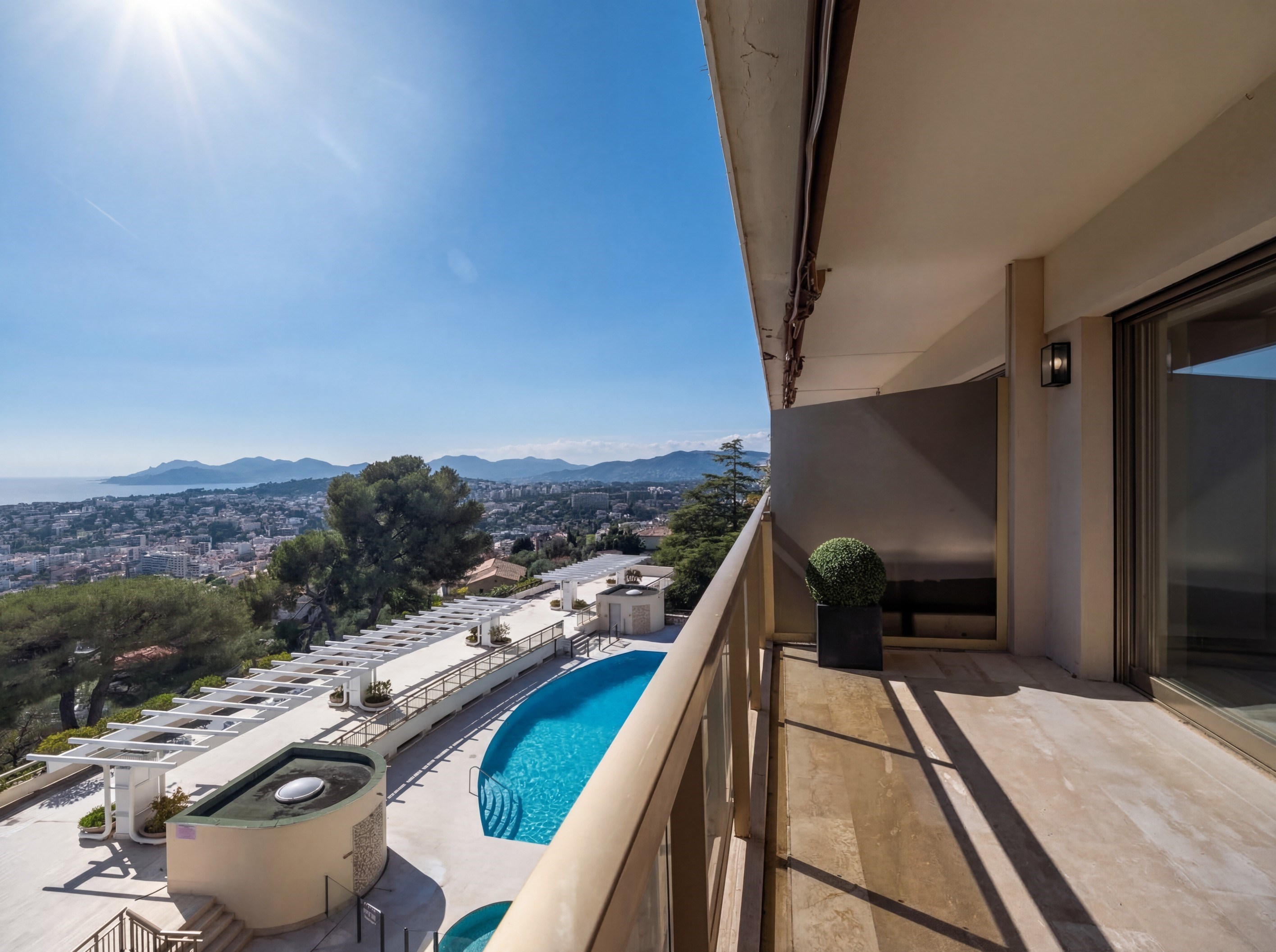  Le Cannet one bedroom apartment panoramic sea view luxury residence pool tennis… - 物件實景