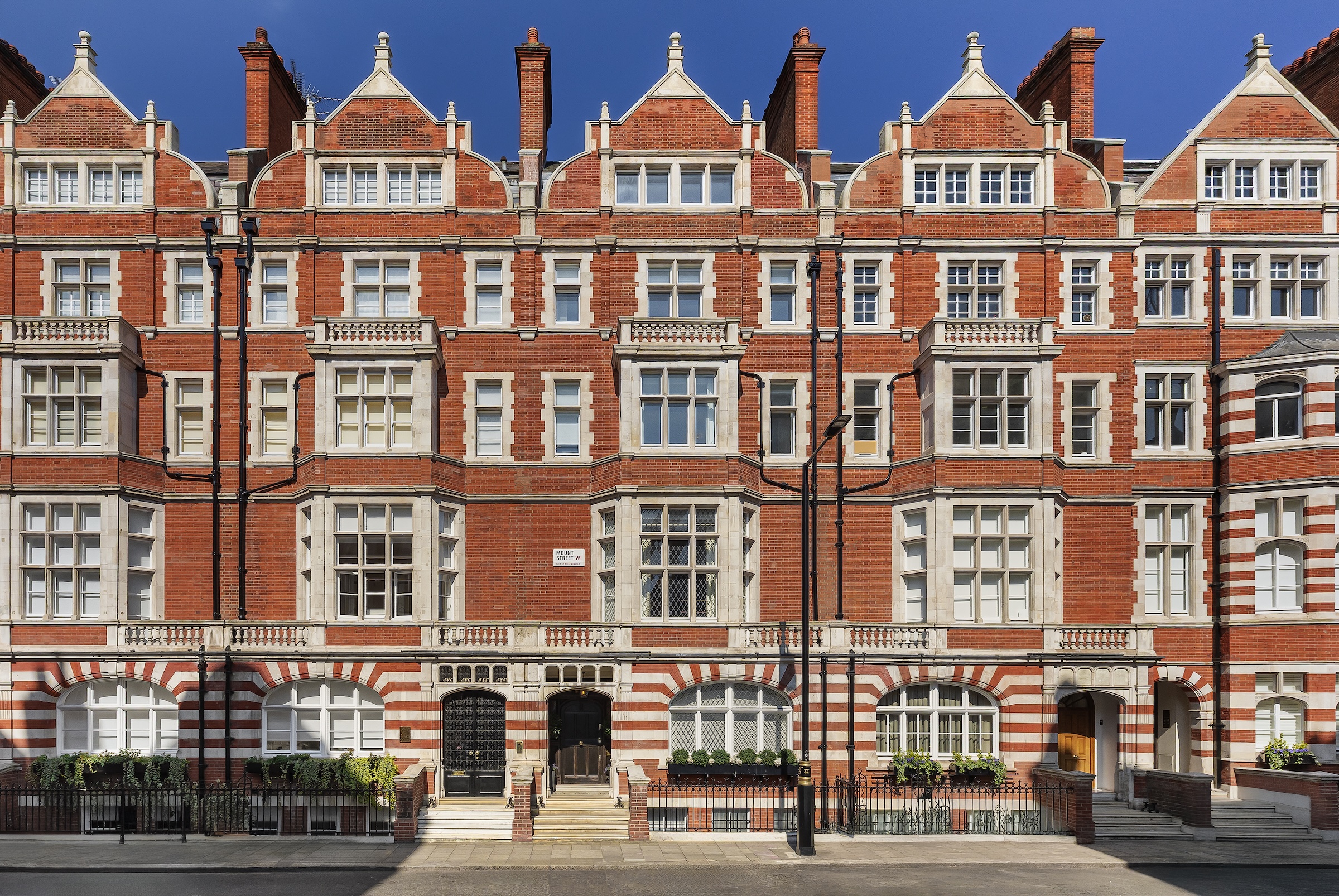 An extensively renovated six-storey townhouse on Mayfair’s most exclusive street 