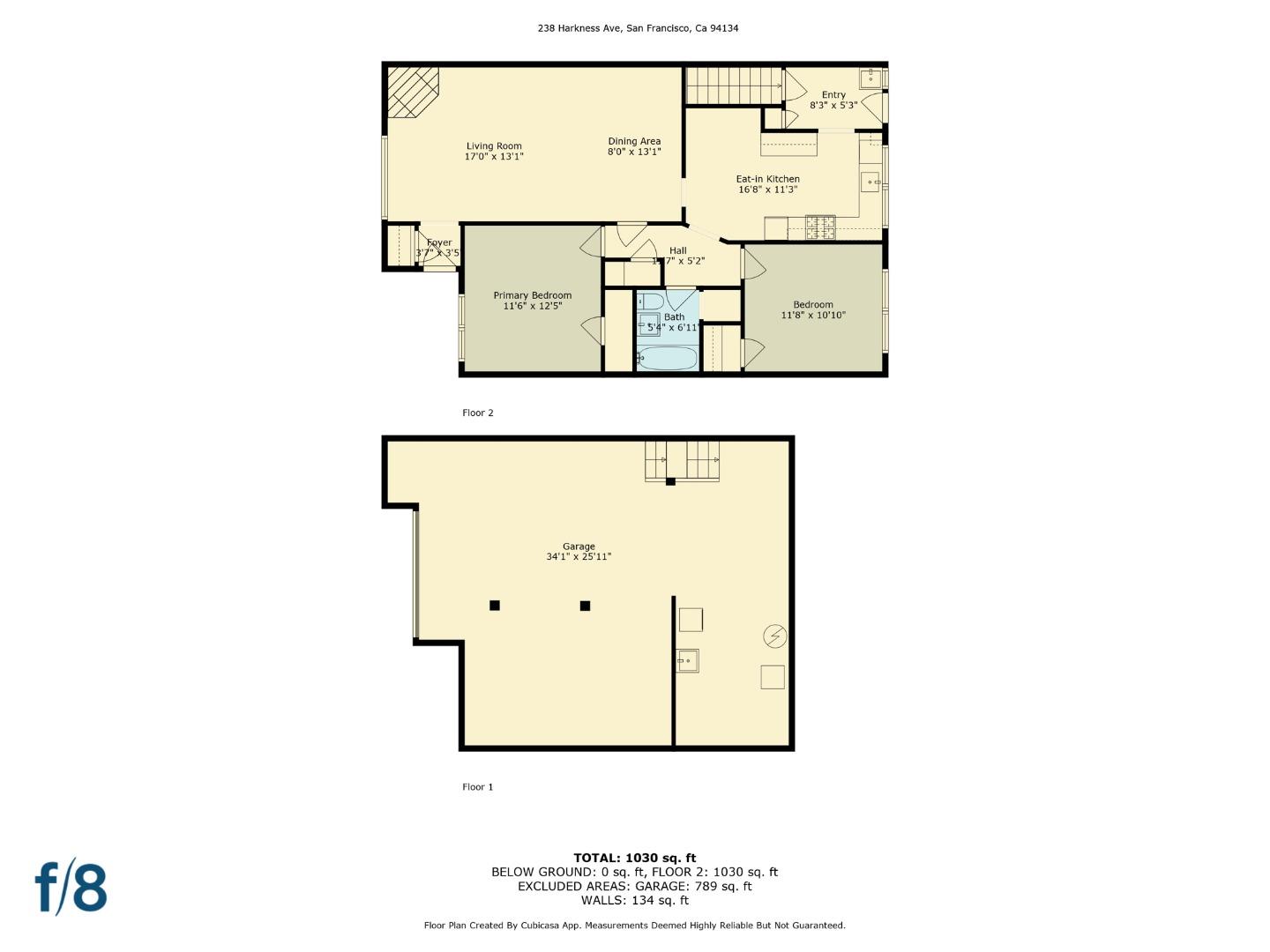 San Francisco, California, 94134, United States, 2 Bedrooms Bedrooms, ,1 BathroomBathrooms,Residential,For Sale,1926351