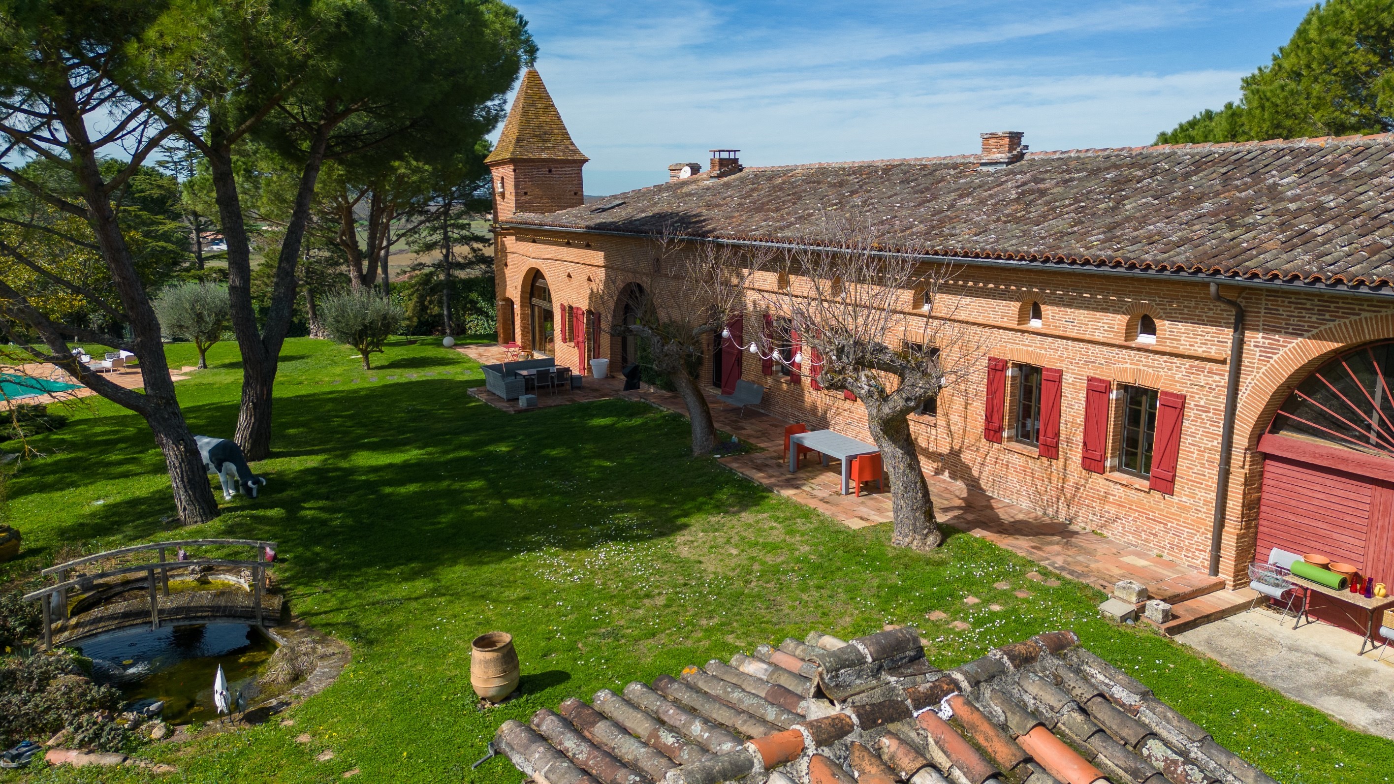  Exceptional renovation of this former farmhouse, with views of the Pyrenees - 物件實景