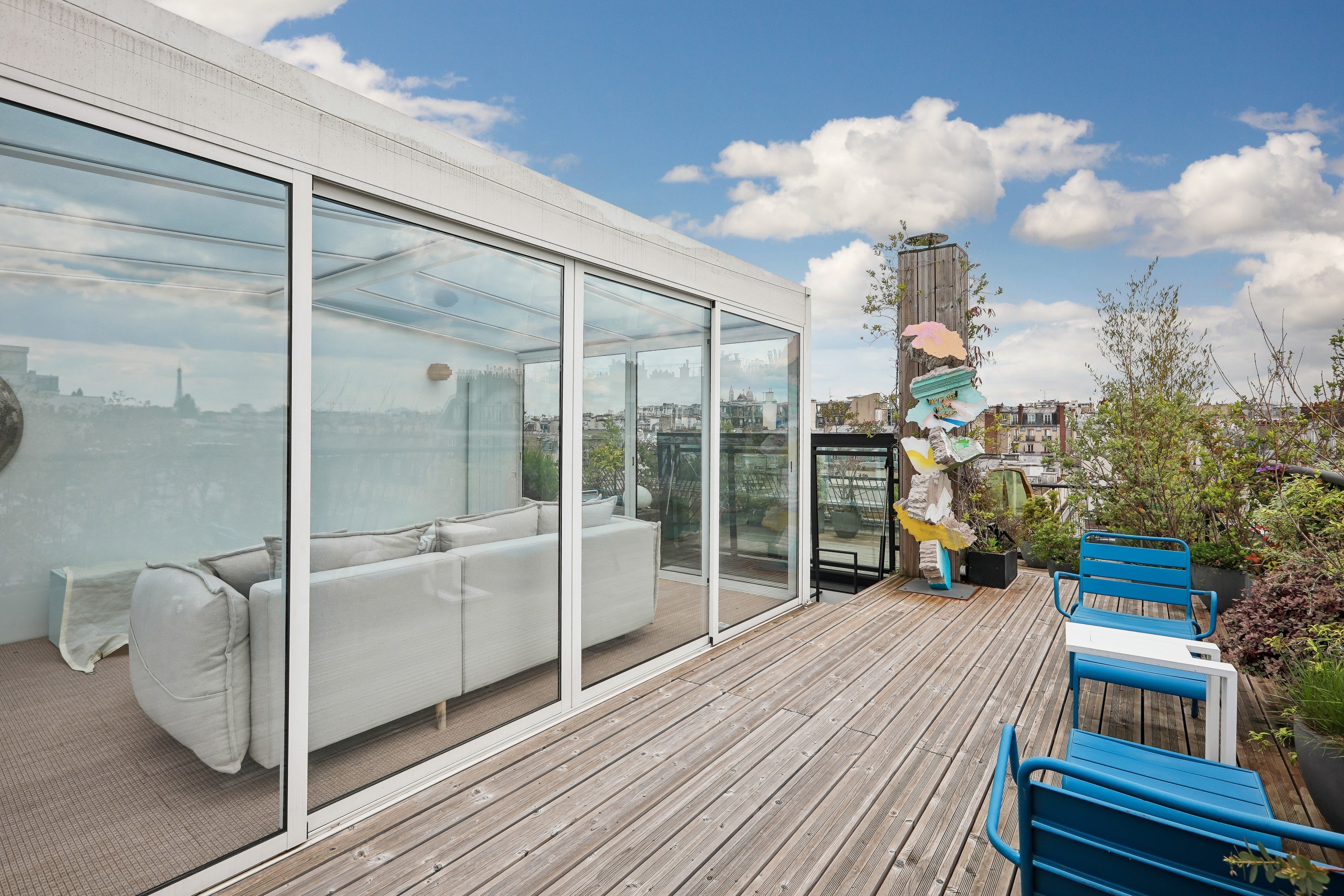  RARE Exceptional apartment with Rooftop, Balconies, and Panoramic Views – Pari… - 物件實景