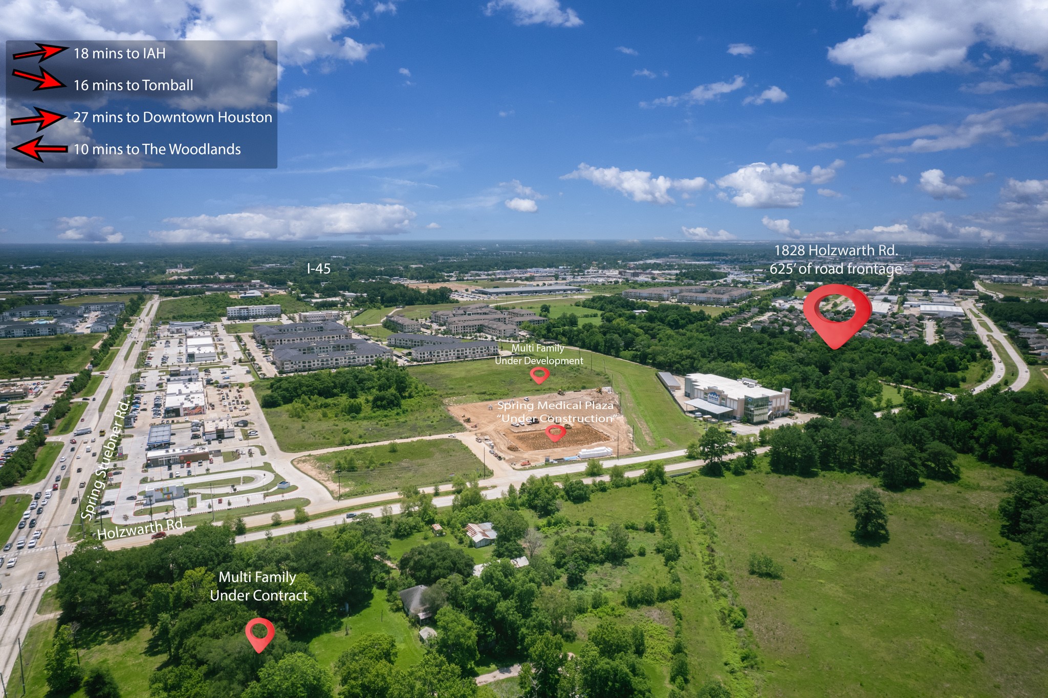 1828 Holzwarth Road, Spring, Texas, 77388, United States, ,Land,For Sale,1828 Holzwarth Road,1308111