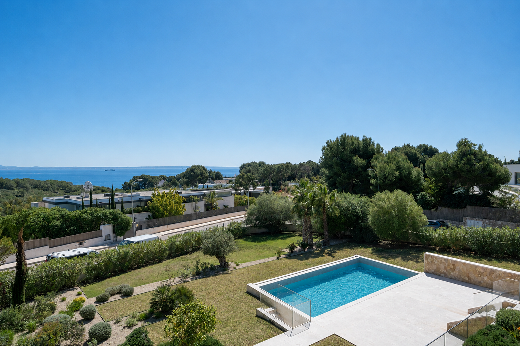  Villa in Sol de Mallorca with pool and views of the Bay of Palma - 物件實景