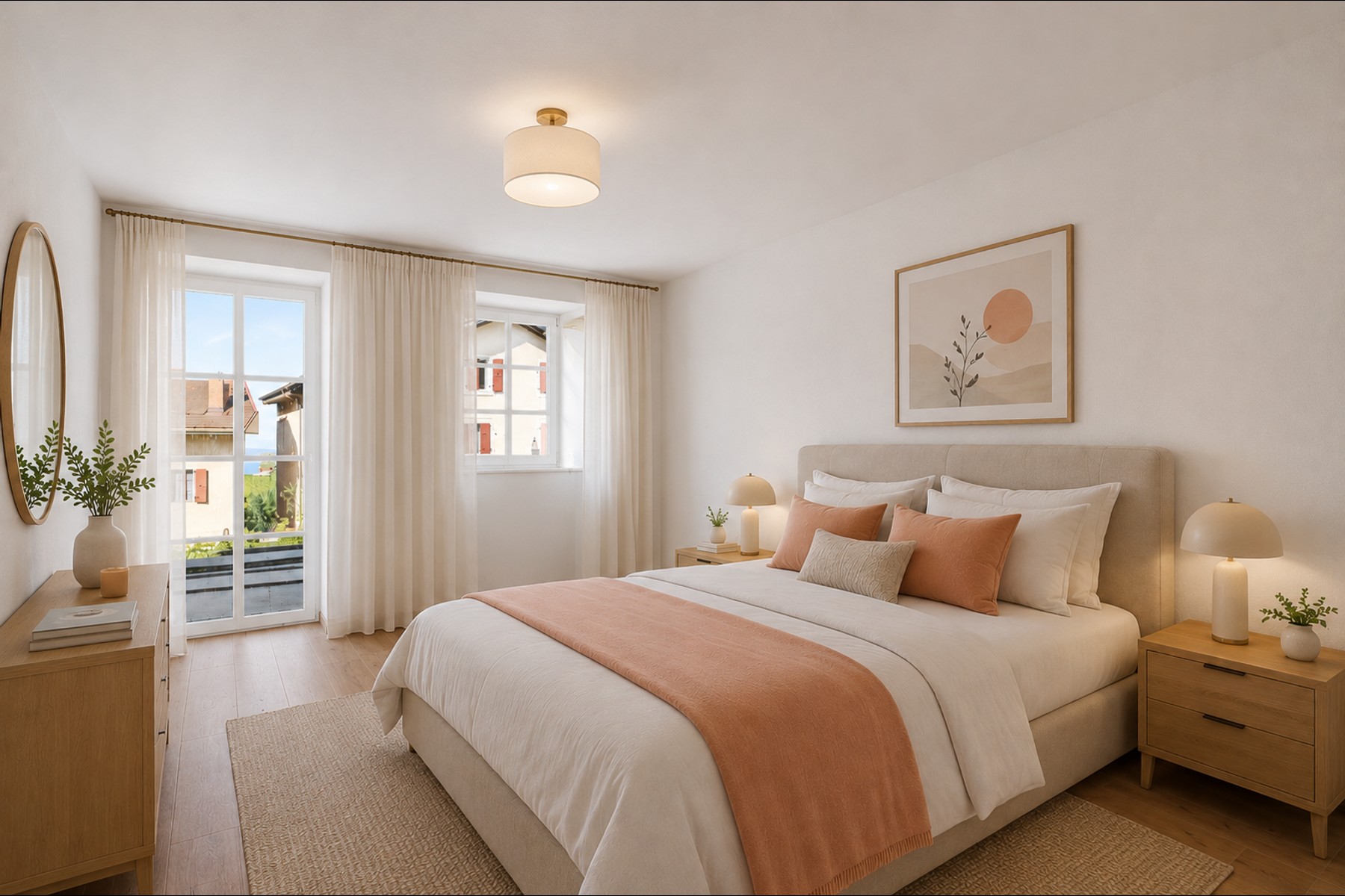  Charming, renovated 2.5-room apartment with a private garden – Brent / Montreux - 物件實景