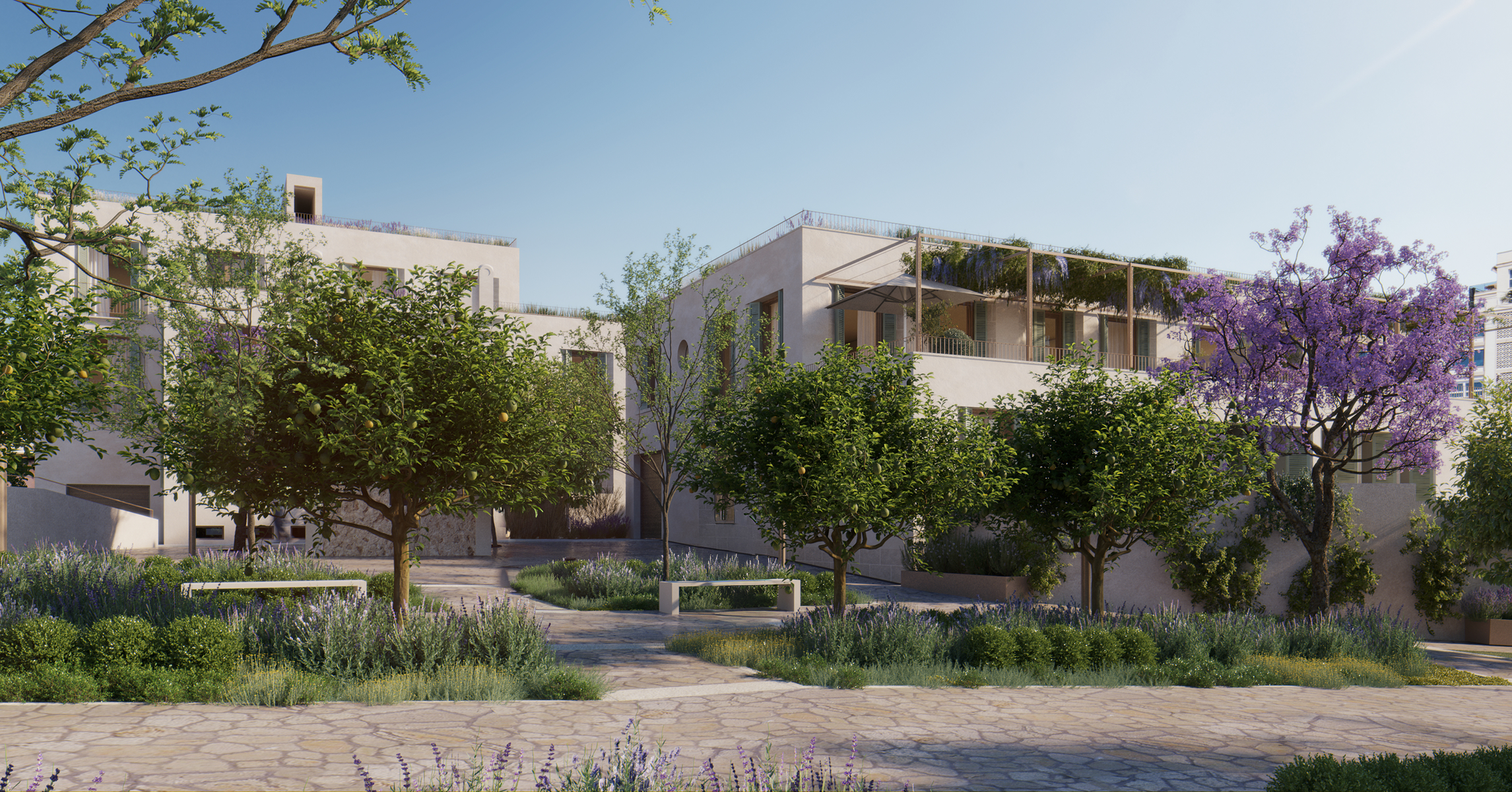  Contemporary flat with sea views, pool, and private garden in Palma - 物件實景