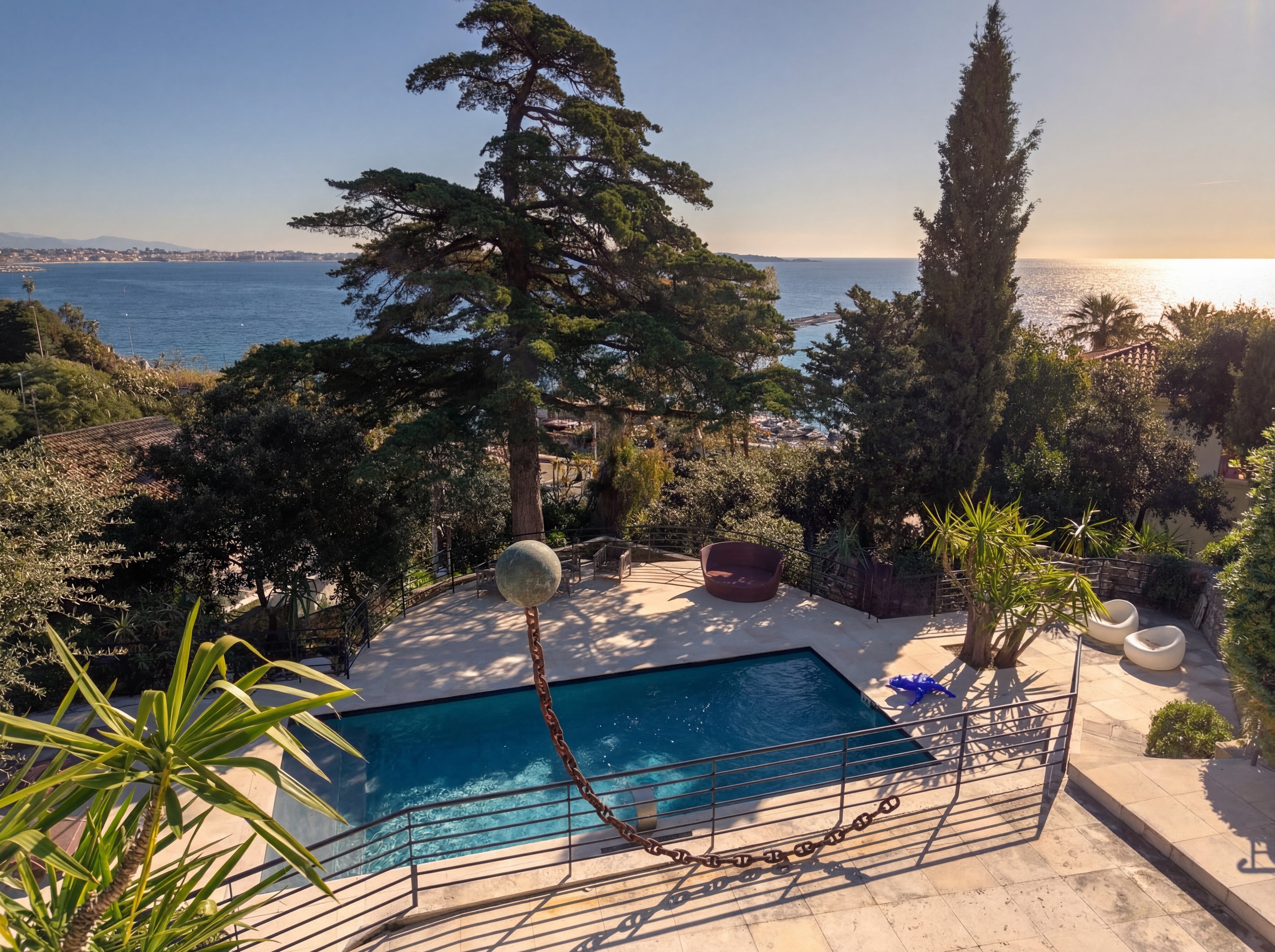  Cannes Californie villa 300 sqm sea view Cap d’Antibes 6 bedroom pool guest apa… - 物件實景