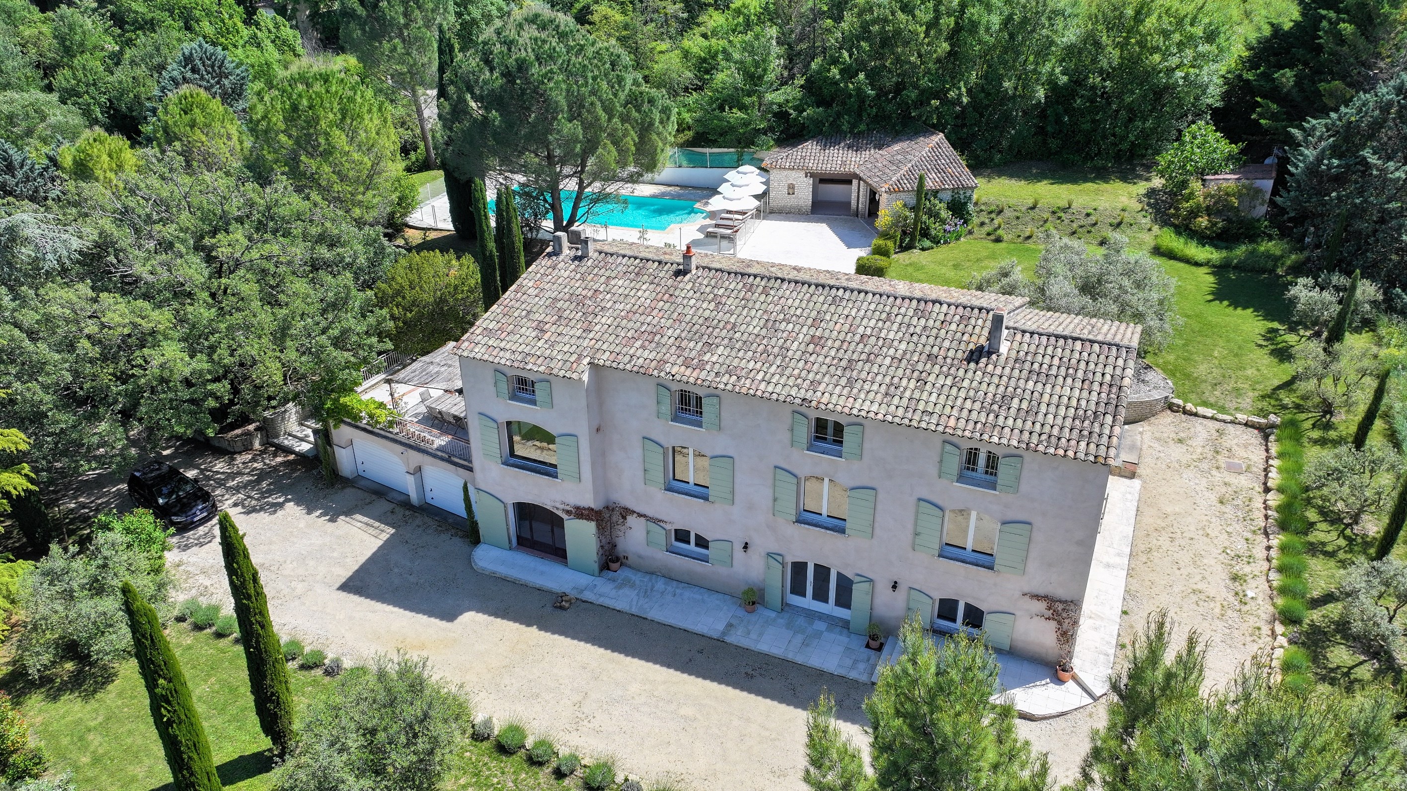  18th century bastide with swimming pool and exceptional view - 物件實景
