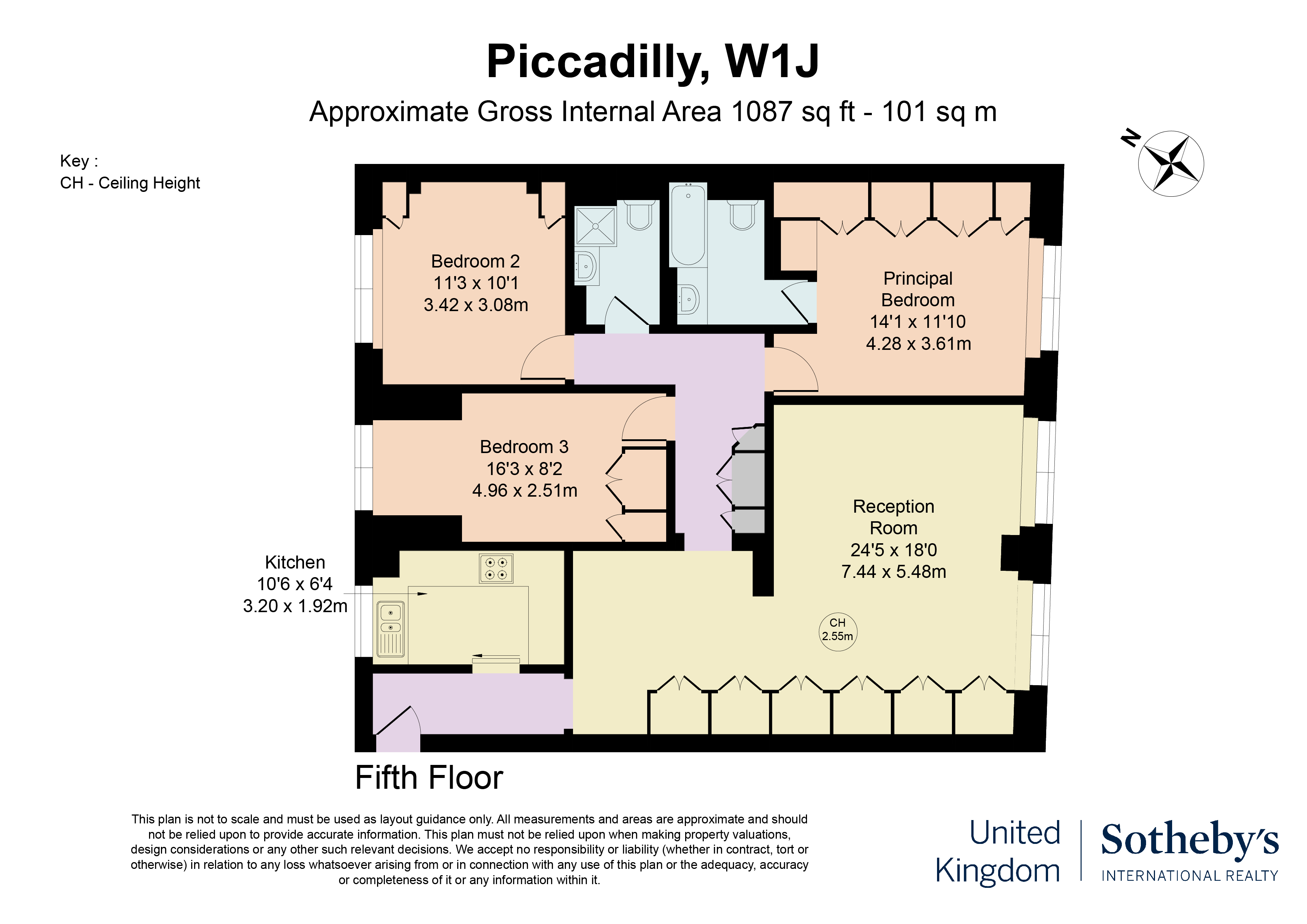 Elegant Three-Bedroom Apartment with Park Views in the Heart of Piccadilly 