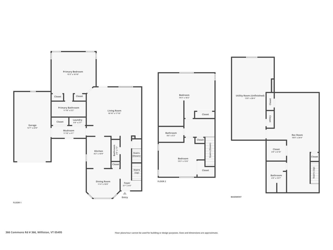 Williston, Vermont, 05495, United States, 2 Bedrooms Bedrooms, ,3 BathroomsBathrooms,Residential,For Sale,1896161